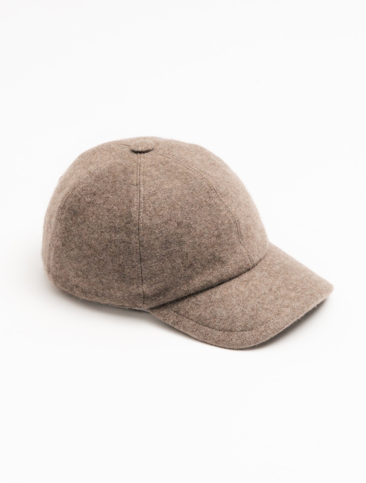 Cashmere Cap Taupe Fedeli Hats M