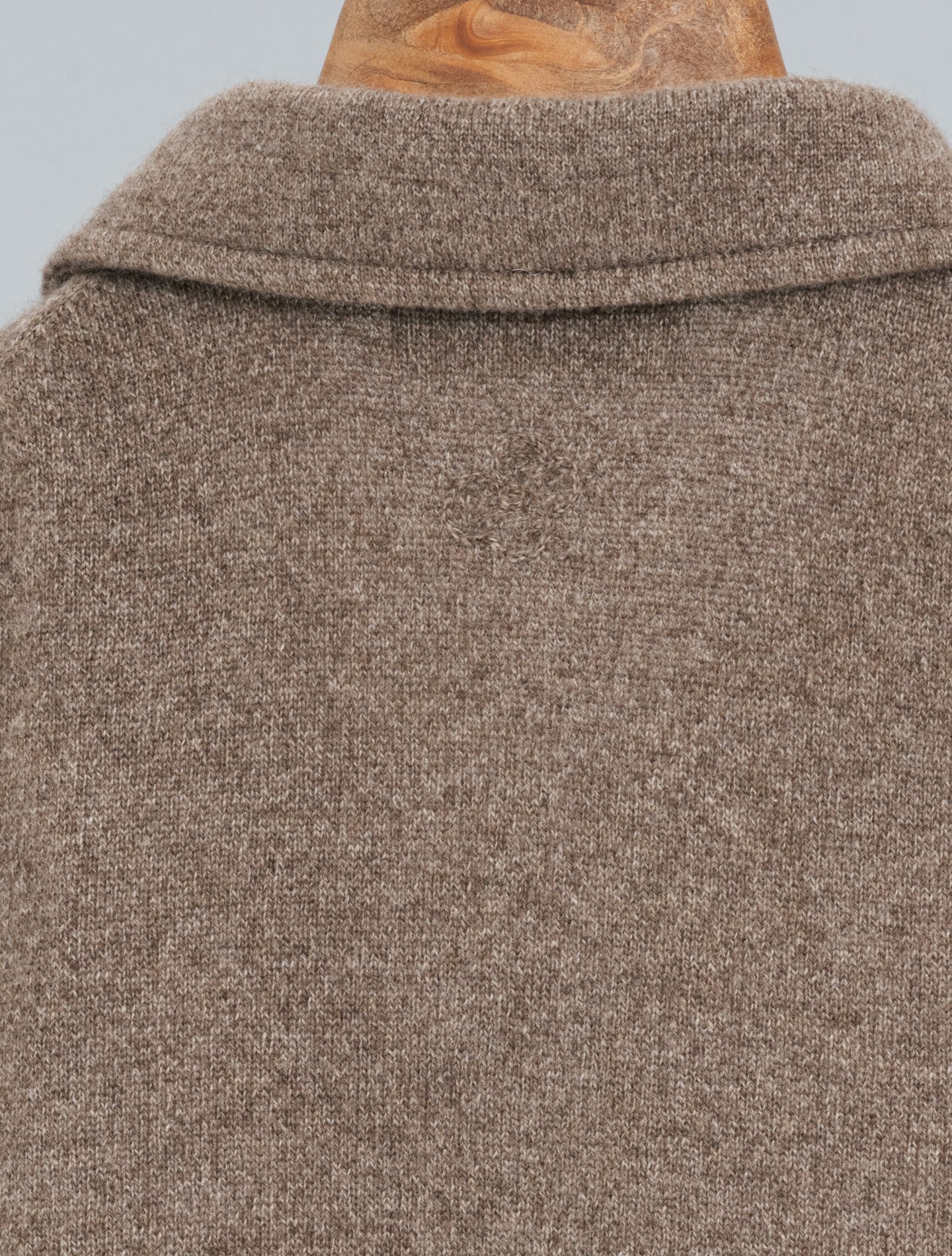 Cashmere Knitted Polo Shirt Brown Lardini Polo shirts S