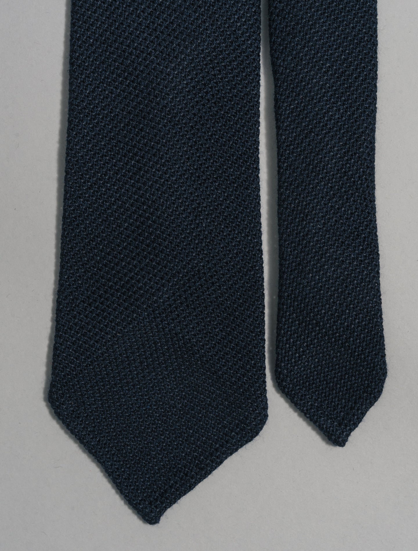 Cashmere Silk Tie Navy Finamore Ties One Size