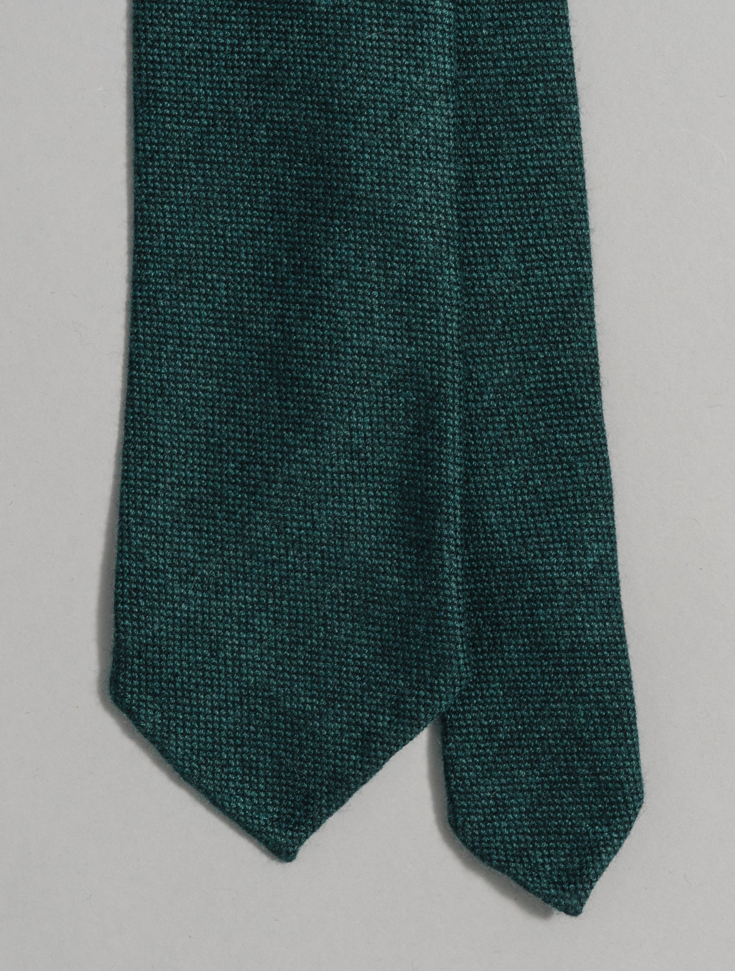 Cashmere Tie Green Finamore Ties One Size