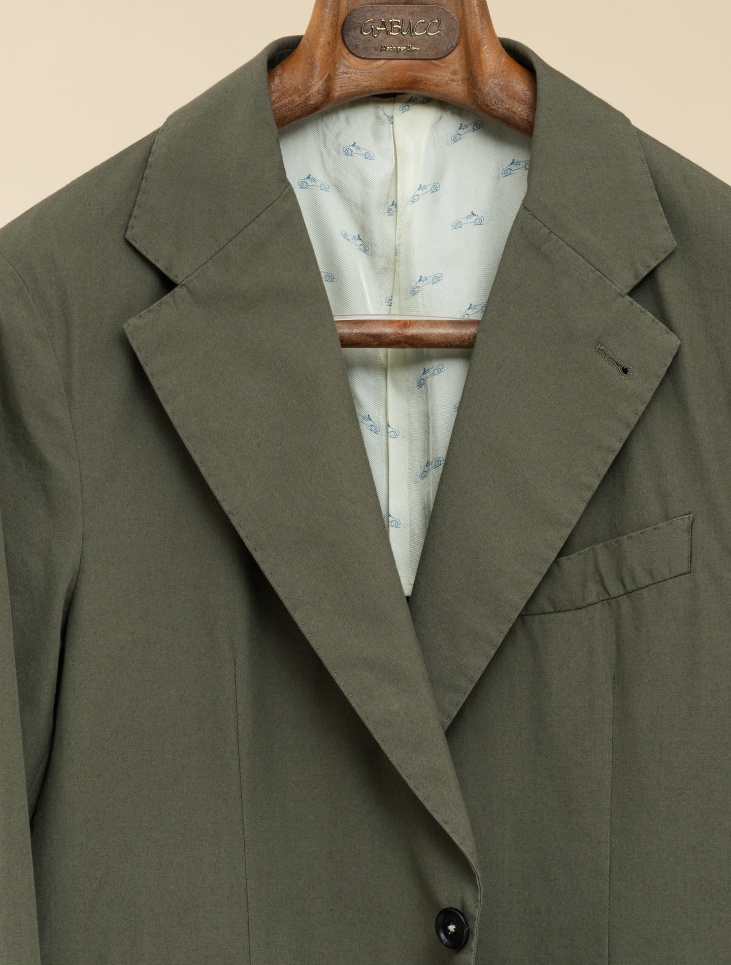 Catch2 Single Breasted Cotton Jacket Military Massimo Alba Jackets 48