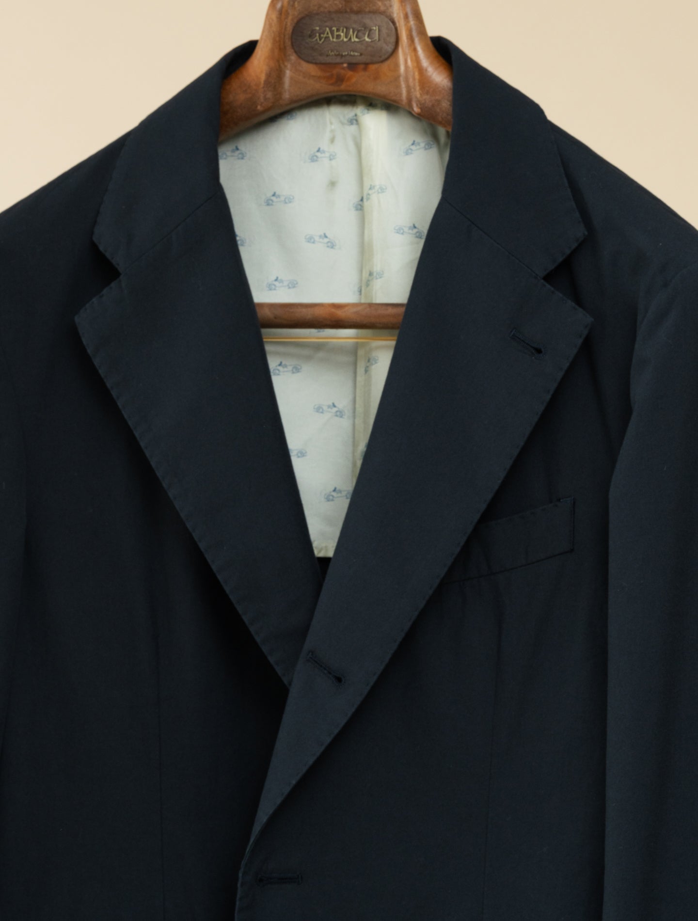 Catch2 Single Breasted Cotton Jacket Navy Massimo Alba Jackets 48