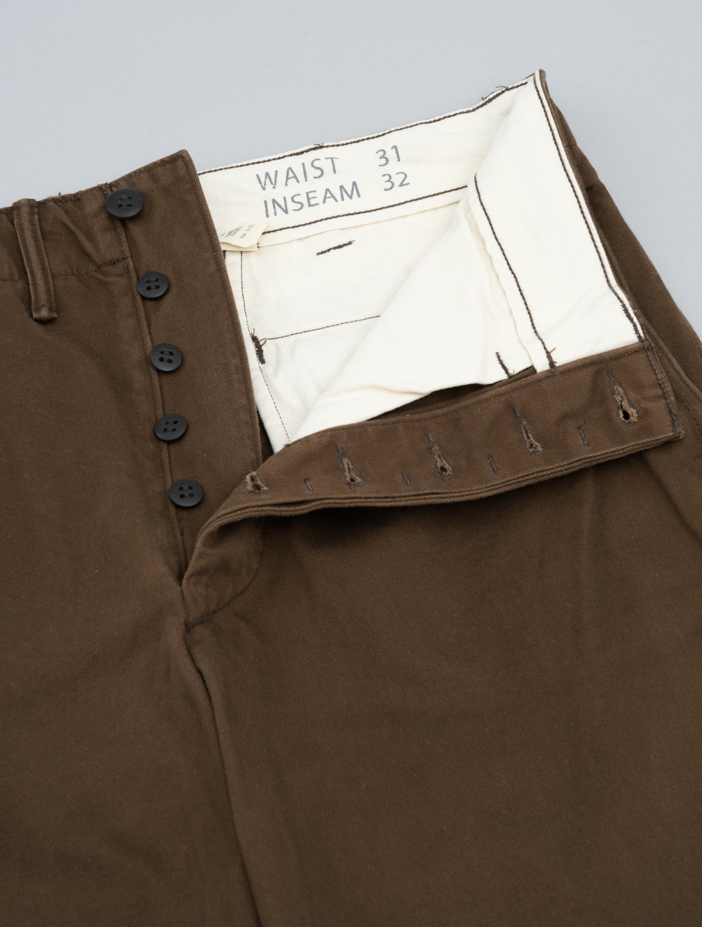Chino Field Trouser Dark Brown RRL Trousers 32/32