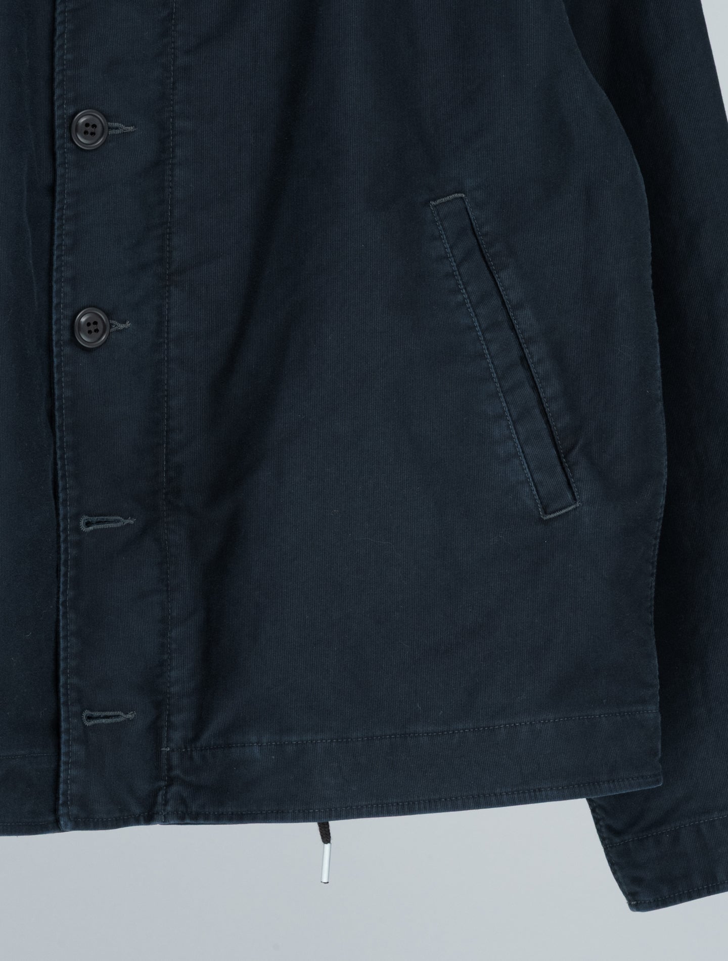 Corduroy - Collar Cotton Deck Jacket Dark Navy RRL Outerwear S