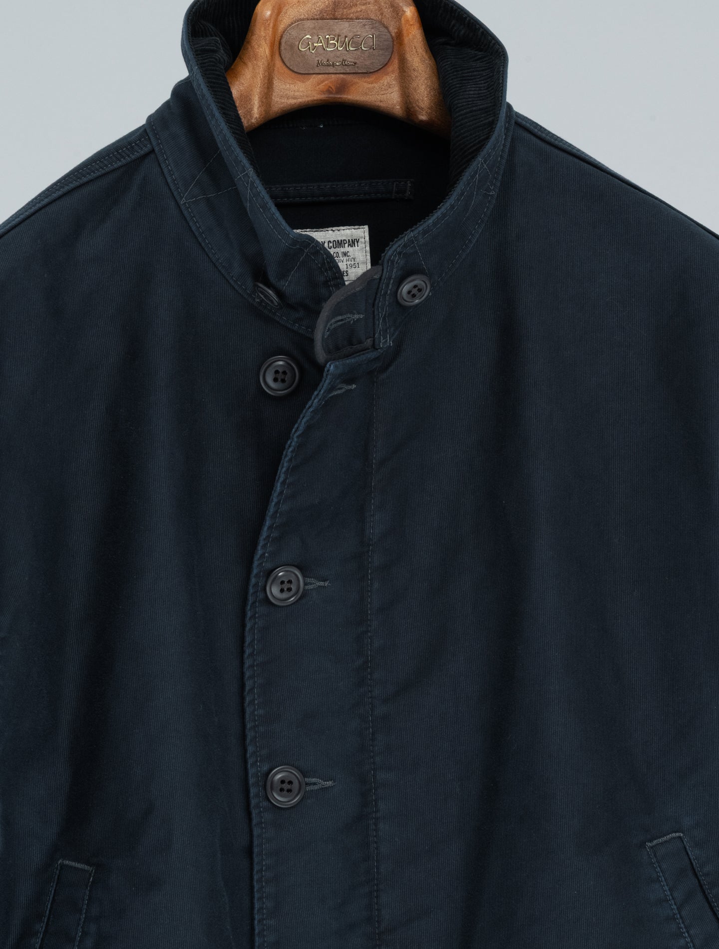 Corduroy - Collar Cotton Deck Jacket Dark Navy RRL Outerwear S