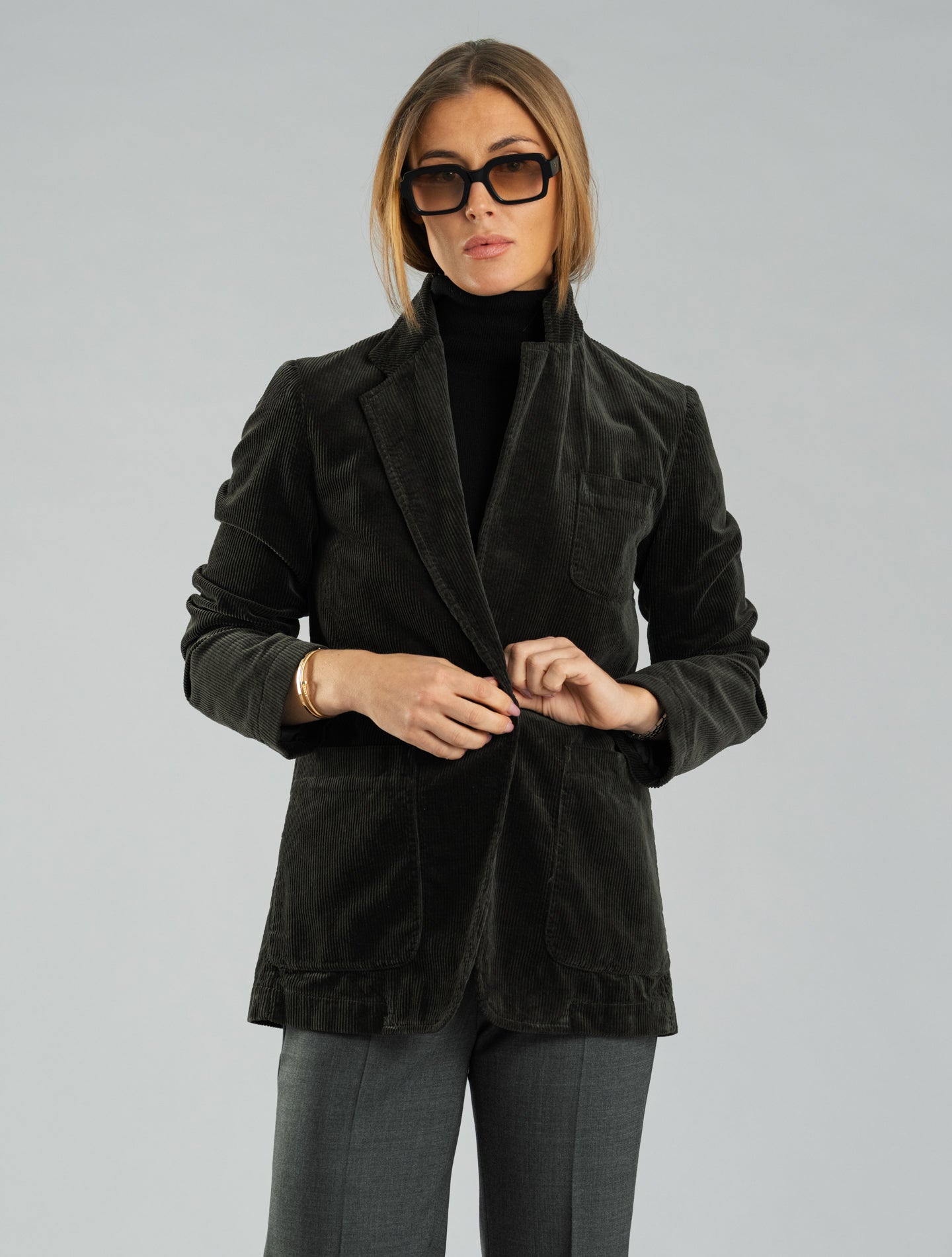 Corduroy Jacket Brown Aspesi Jackets IT 38