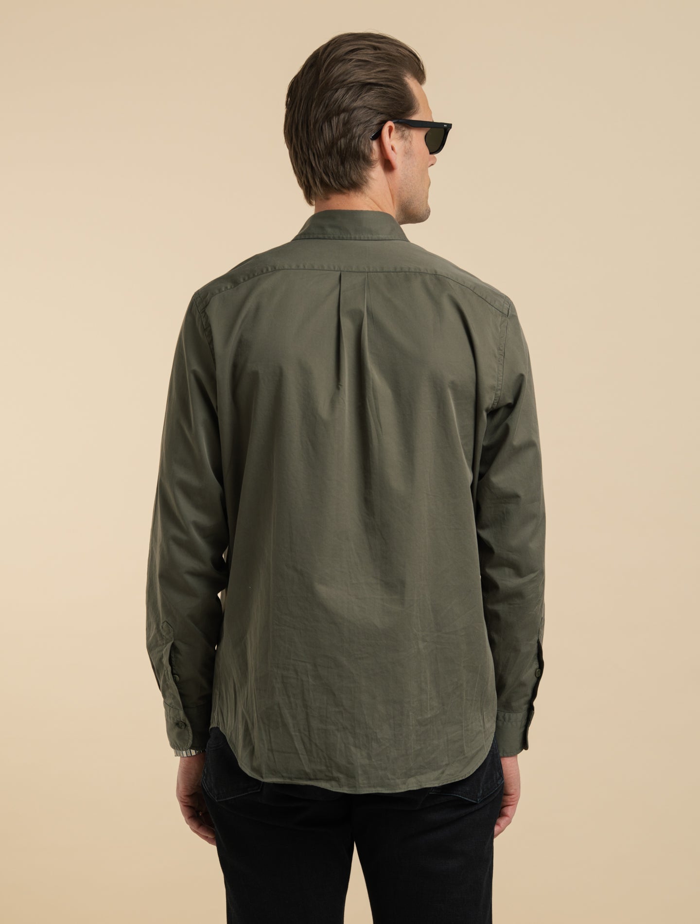 Cotton Twill Utility Shirt Army Mazzarelli Shirts 38