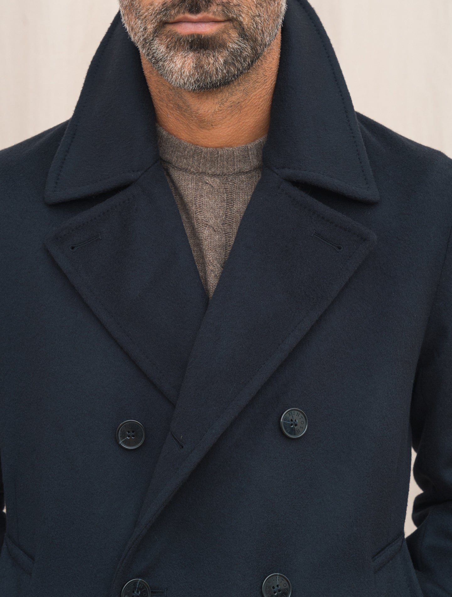 Dalton Wool Peacoat Navy Mackintosh Outerwear 36/S