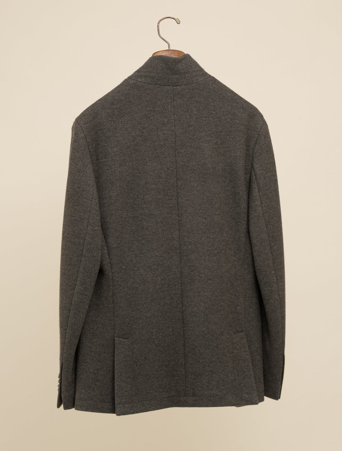 Damon Double Cashmere Flannel Jacket Brown Fedeli Jackets 48