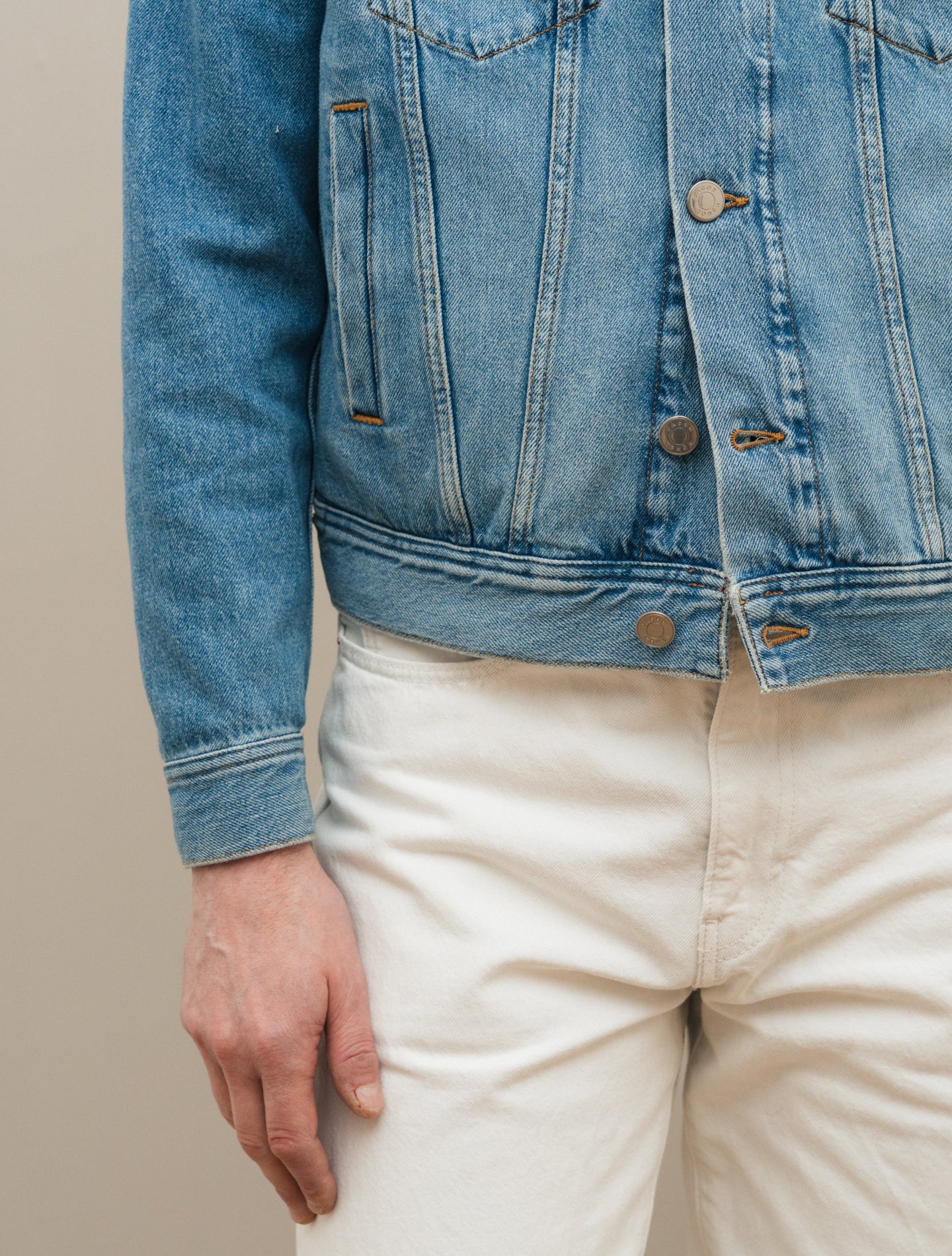 Denim Jacket Washed Jacob Cohën Outerwear 48