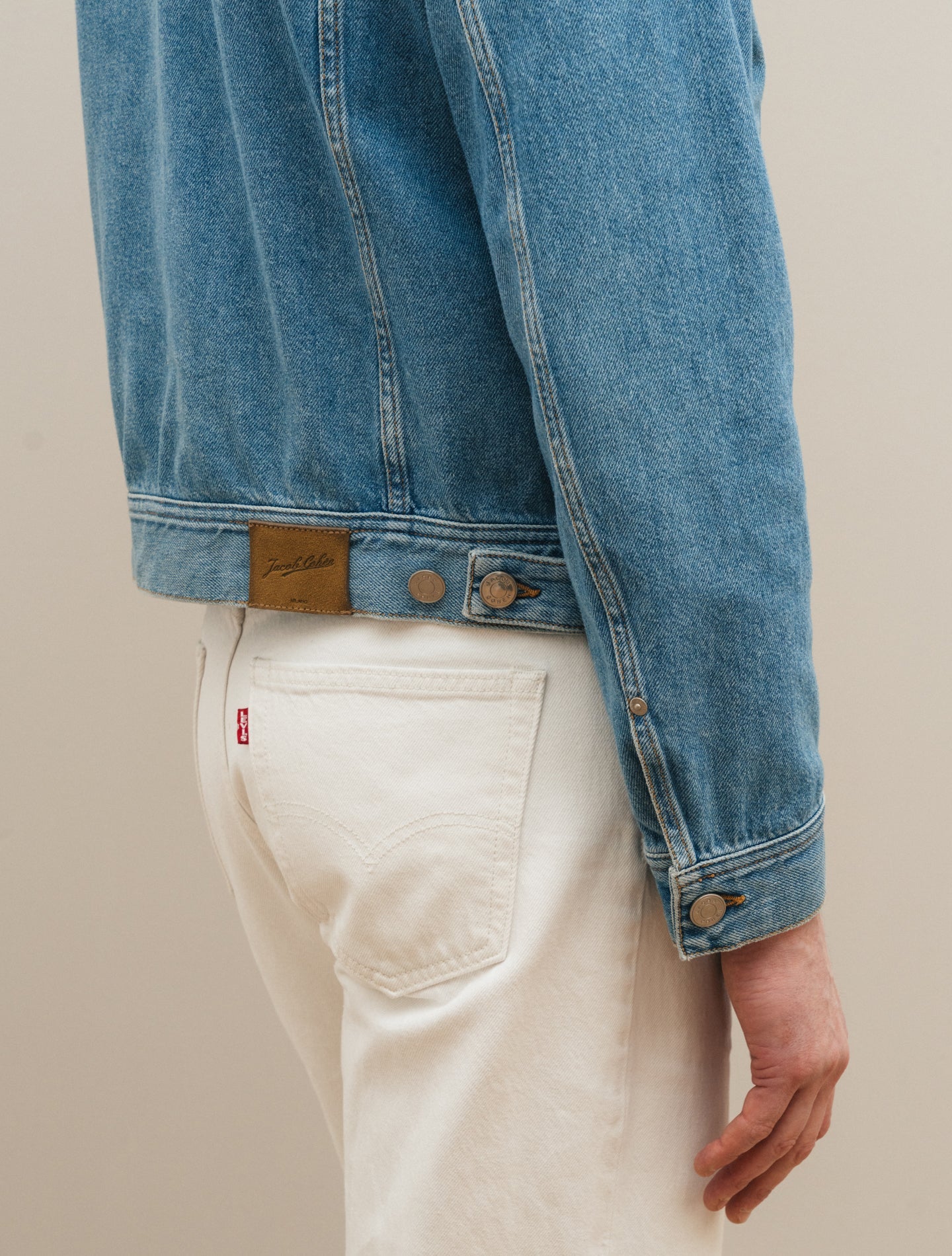 Denim Jacket Washed Jacob Cohën Outerwear 48