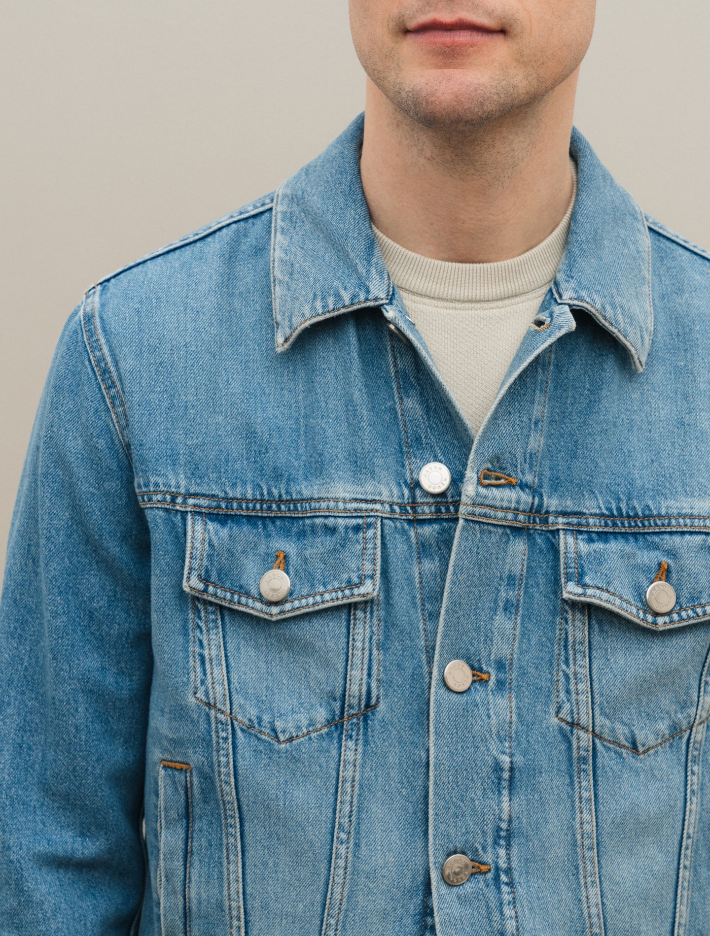 Denim Jacket Washed Jacob Cohën Outerwear 48