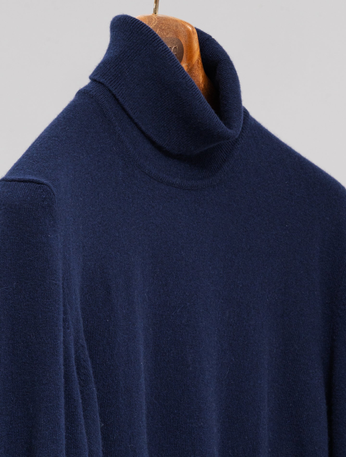 Derby Baby Cashmere Rollneck Navy Fedeli Knitwear 48