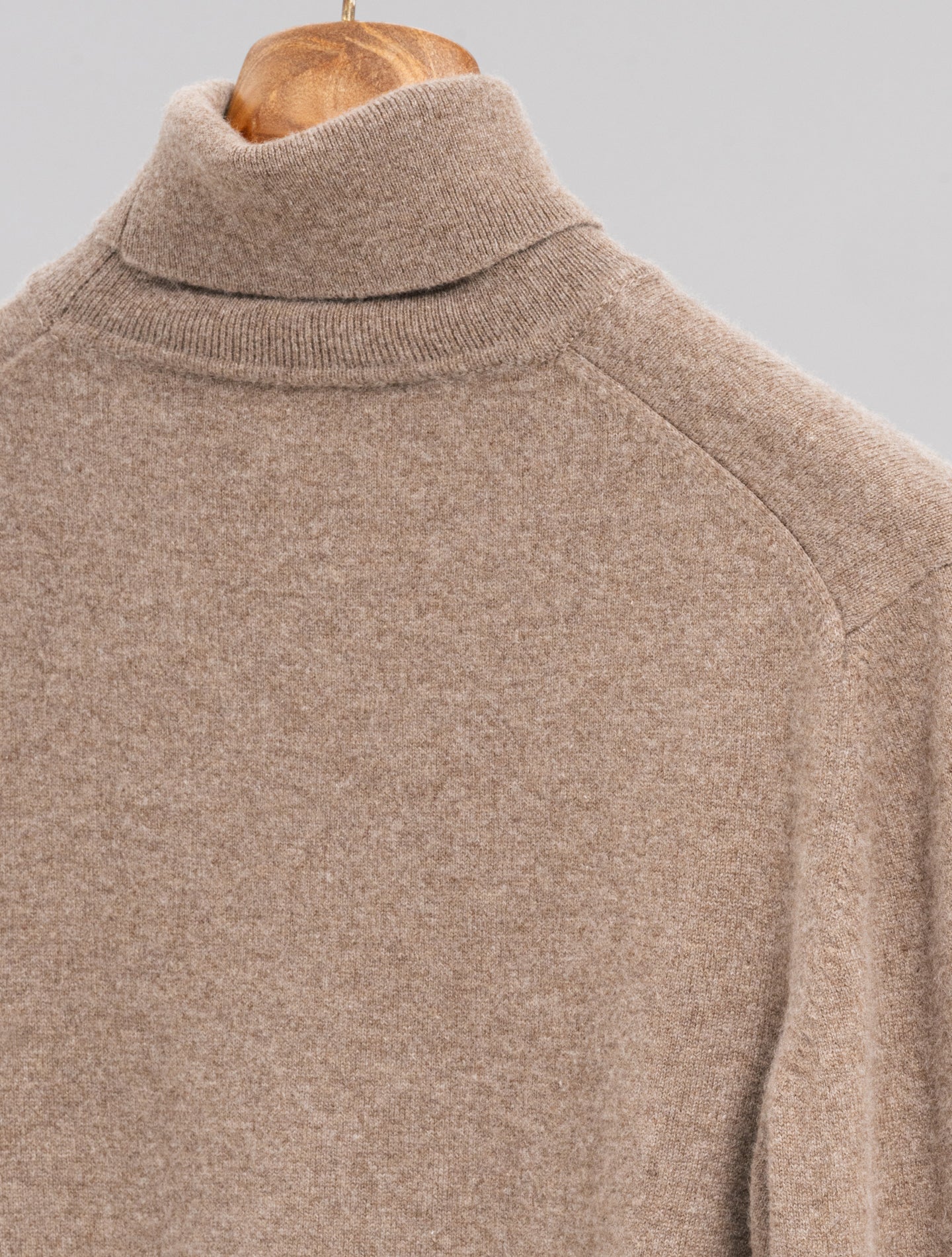 Derby Baby Cashmere Rollneck Taupe Fedeli Knitwear 48