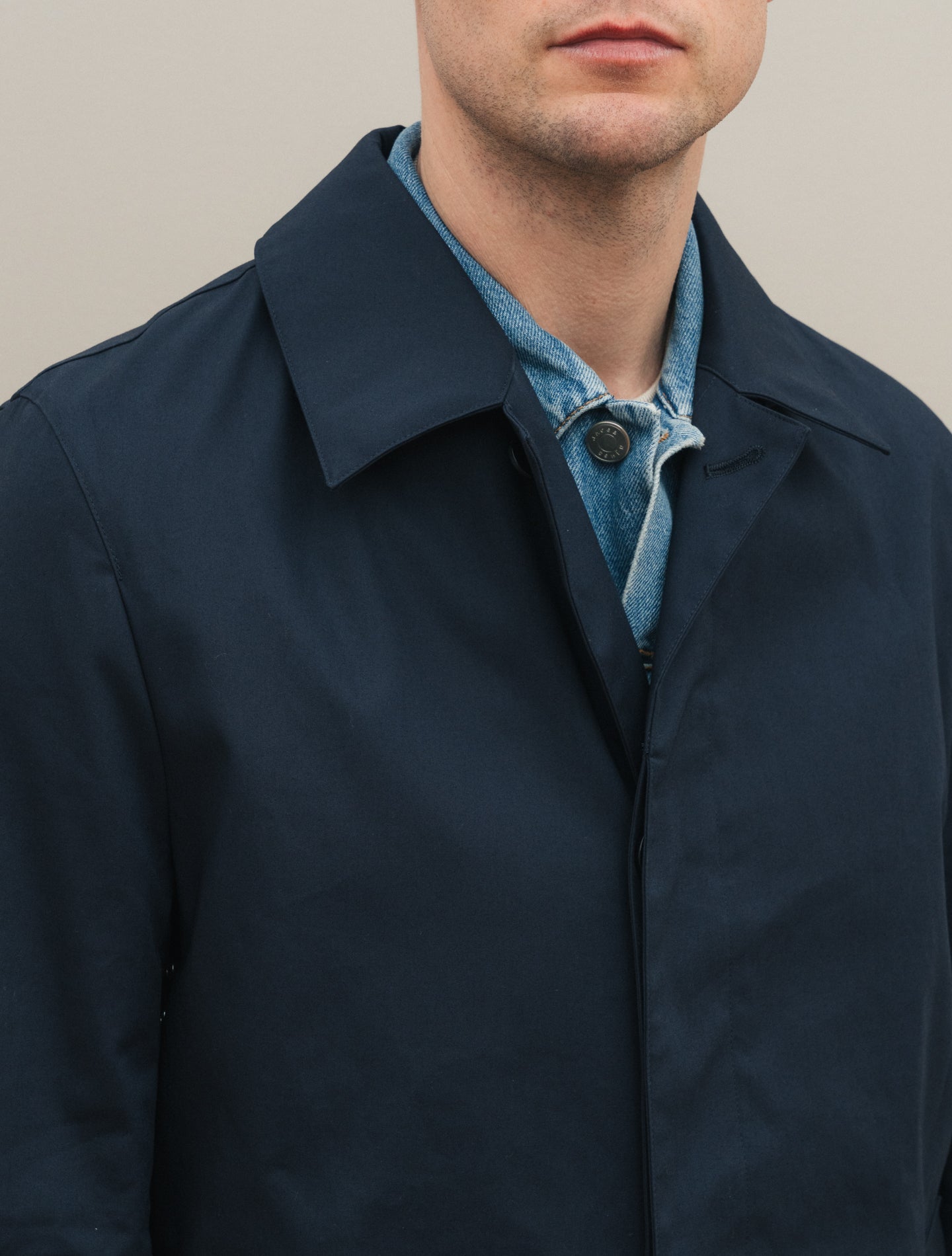 Dunkeld Raintec Coat Navy Mackintosh Outerwear 38/M