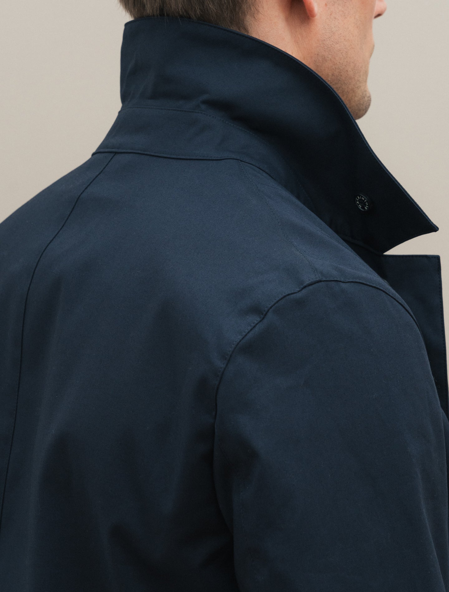 Dunkeld Raintec Coat Navy Mackintosh Outerwear 38/M