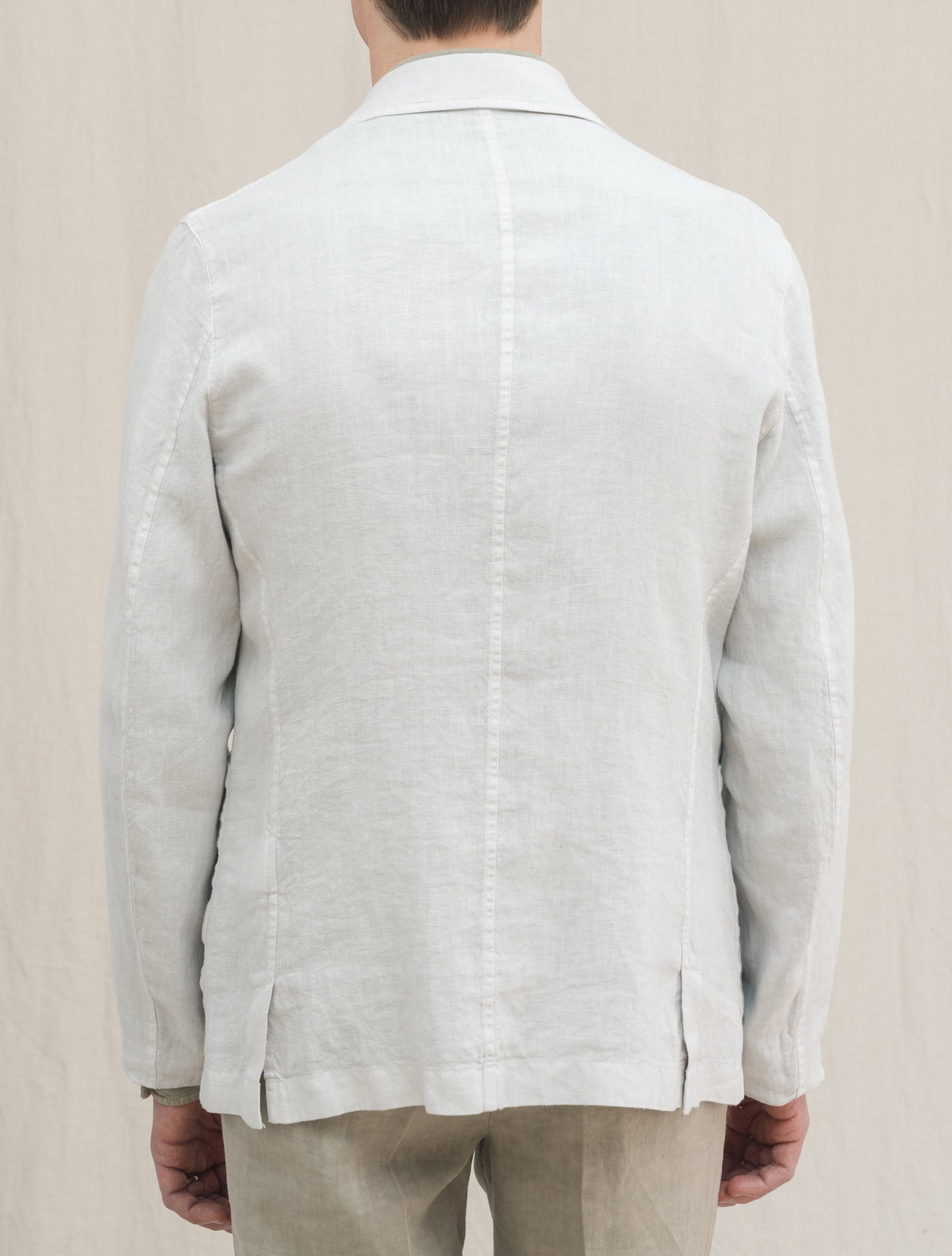 Durban linen Jacket Stone Fedeli Jackets 48