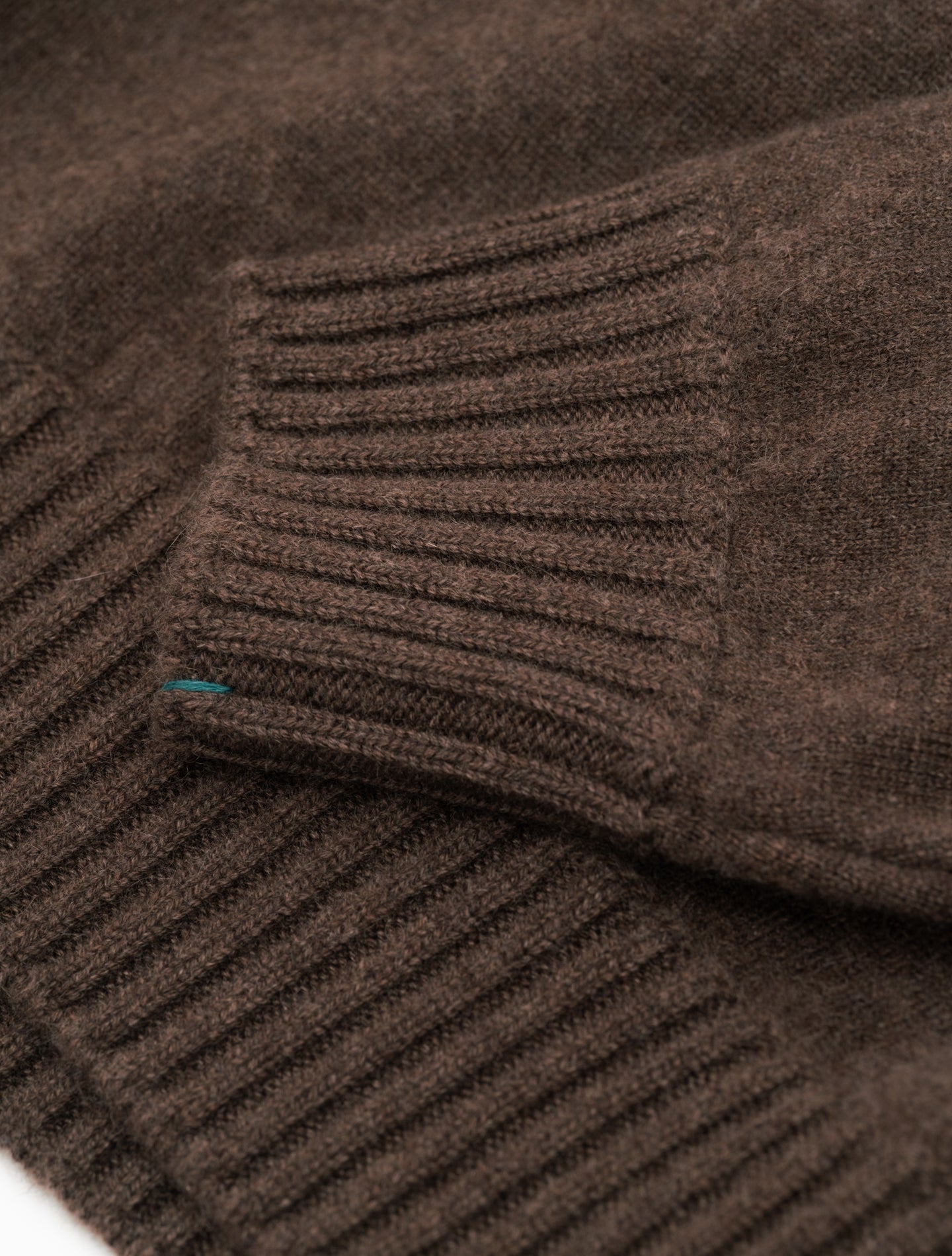 Duvet Cashmere Knitted Crewneck Dark Brown Fioroni Knitwear 48