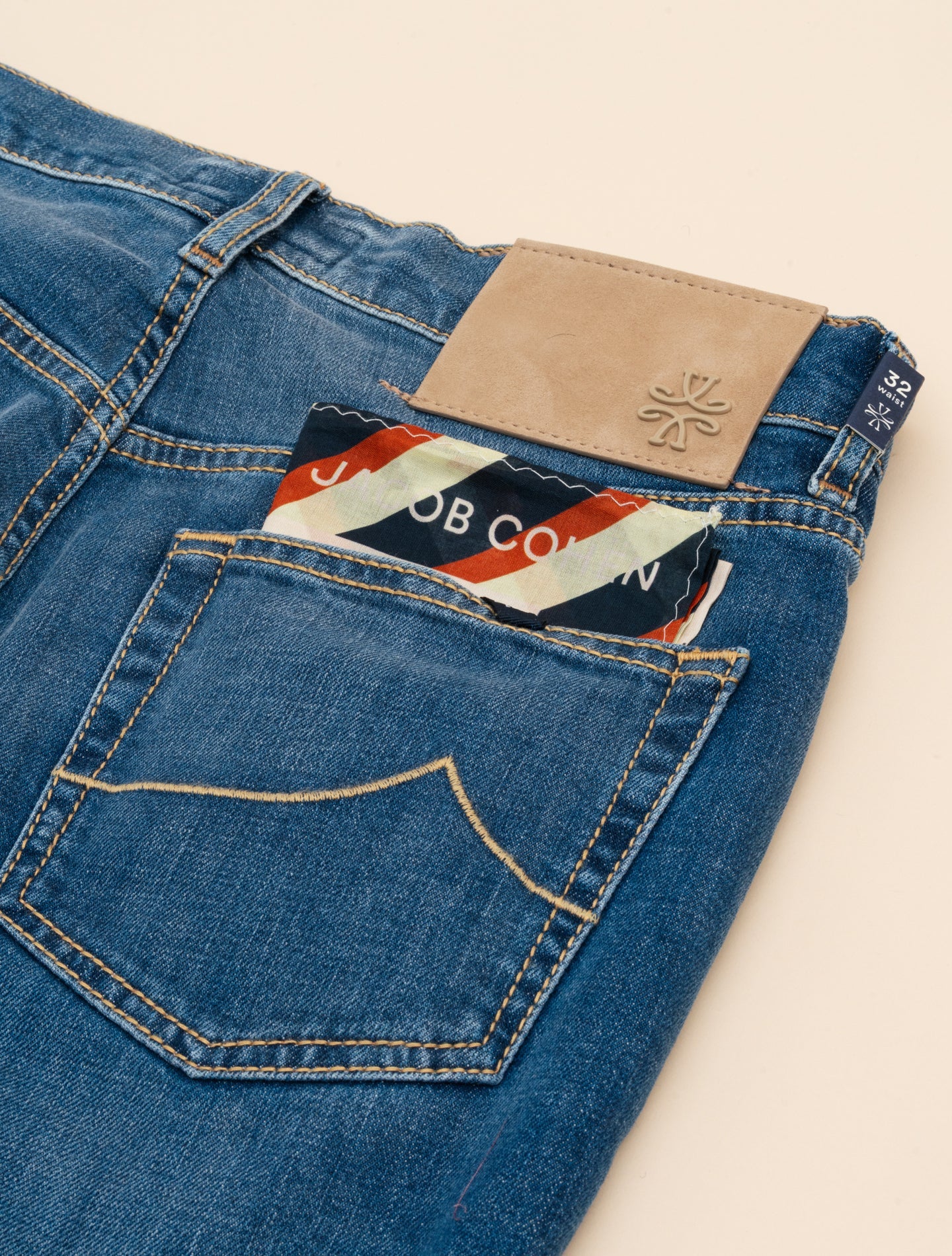 Edo Straight Fit Jeans Washed Denim Jacob Cohën Jeans 30