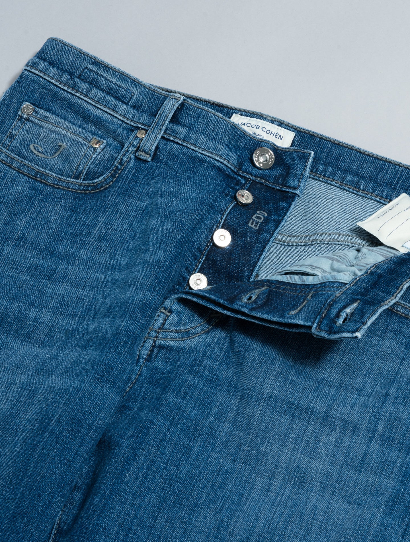 Edo Straight Fit Vintage Jeans Washed Jacob Cohën Jeans 30