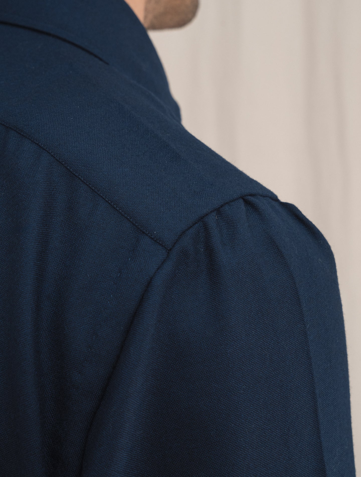Eduardo Cashmere Napoli Shirt Navy Finamore Shirts 40