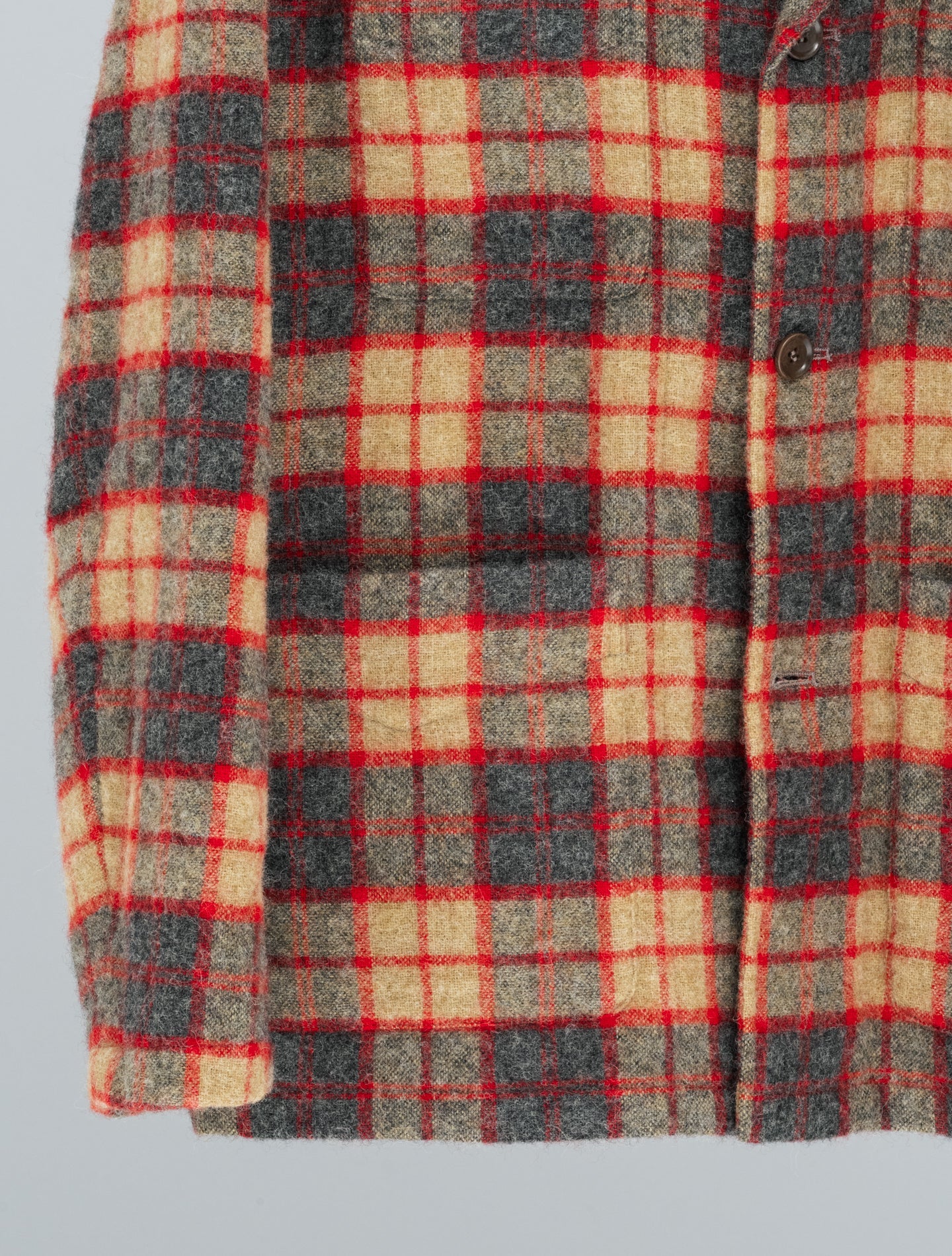 Fandango Wint Shetland Wool Shirt - Jacket Rosso Aspesi Outerwear S