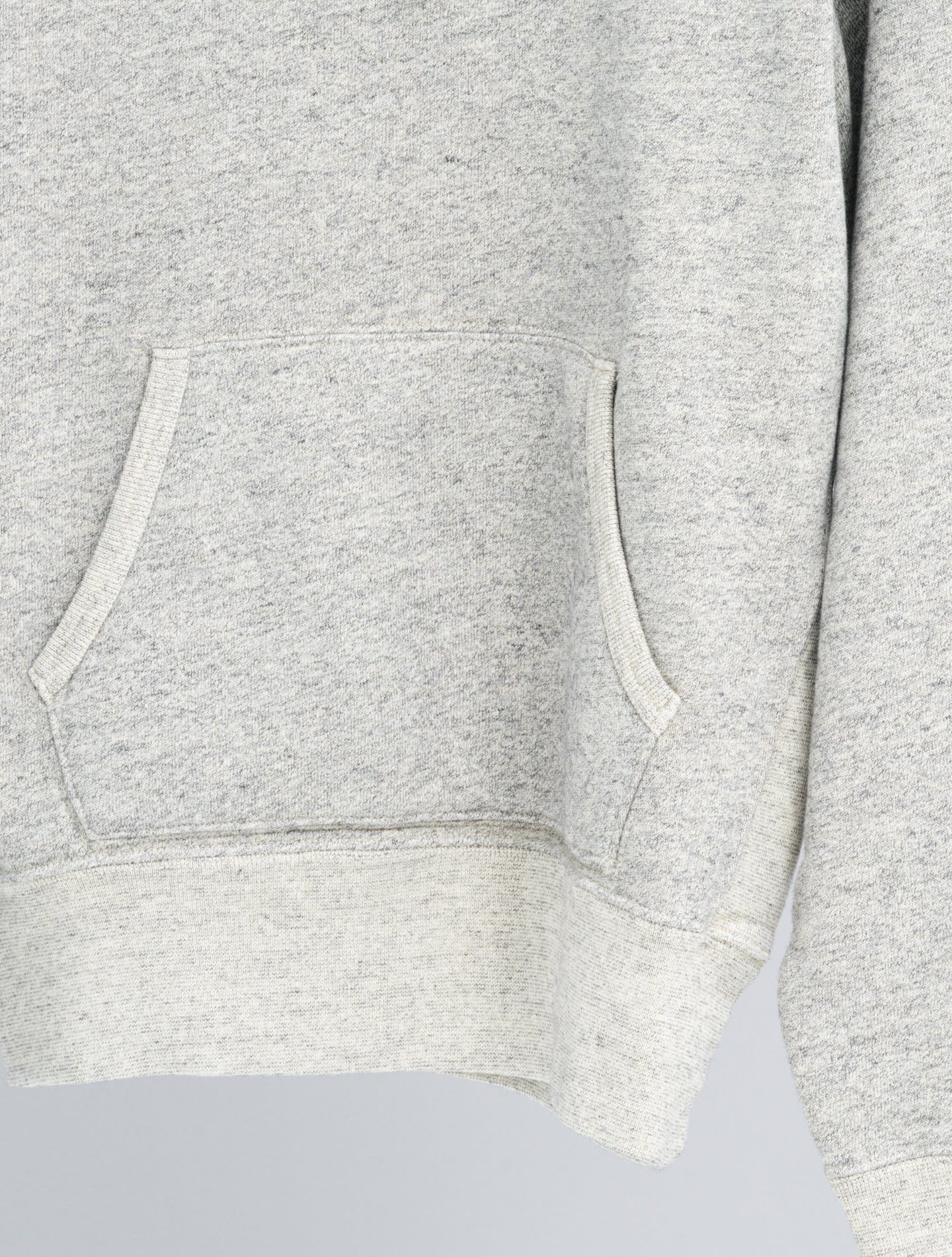 Fleece Hoodie Athletic Grey Heather RRL Knitwear S