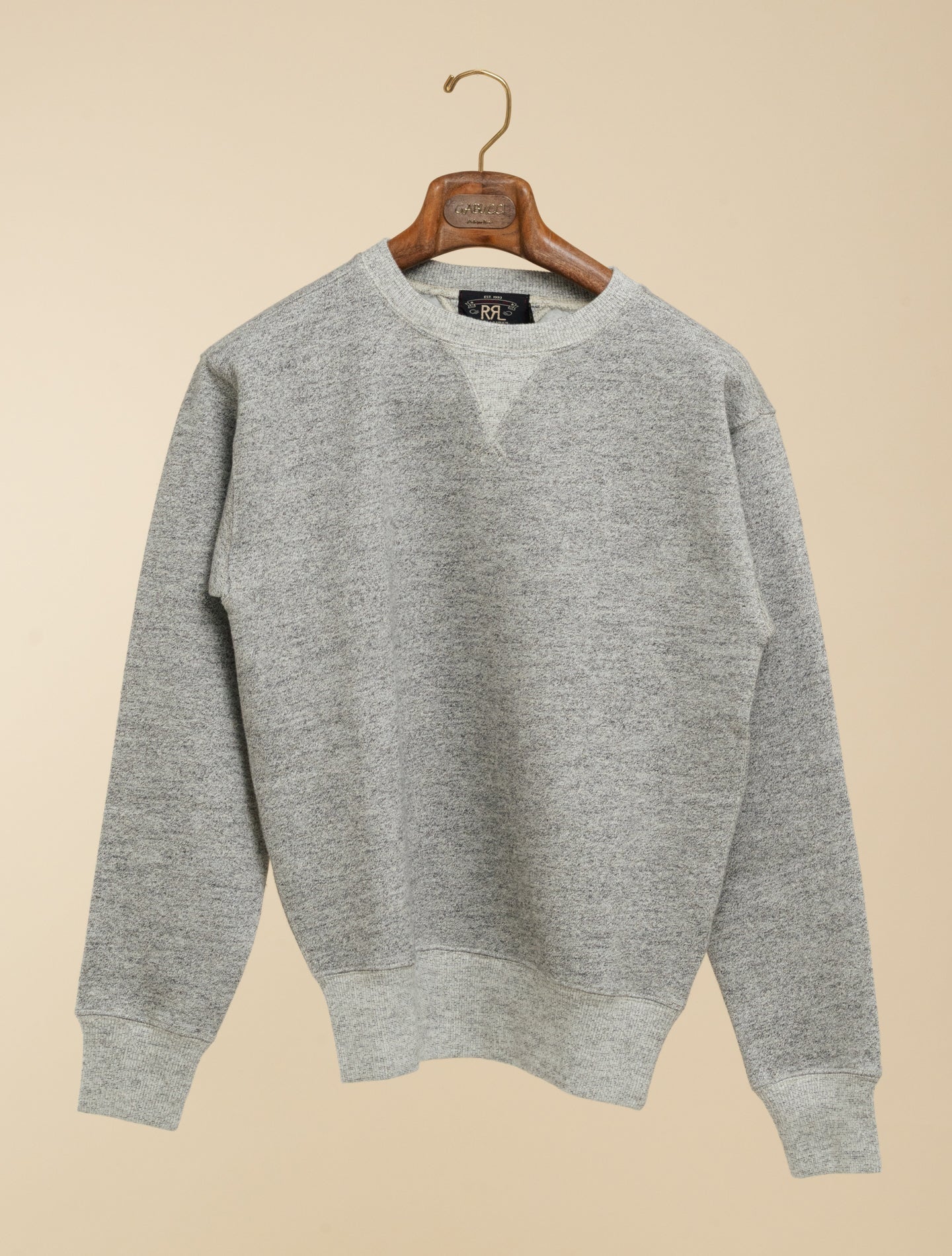Fleece Sweatshirt Athletic Grey RRL Knitwear S
