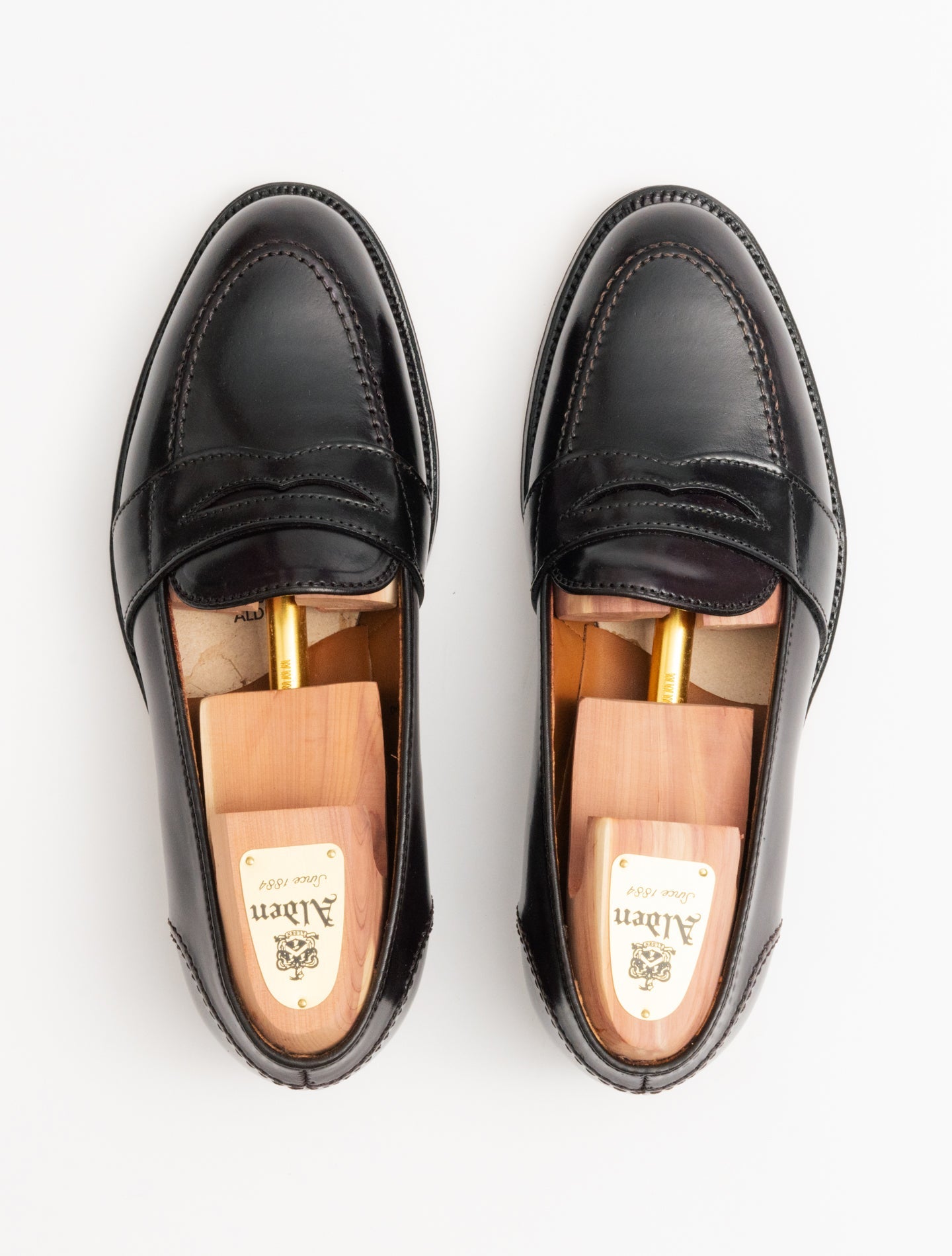 Full Strap Cordovan Loafer Col.8 Alden Loafers US 6,5