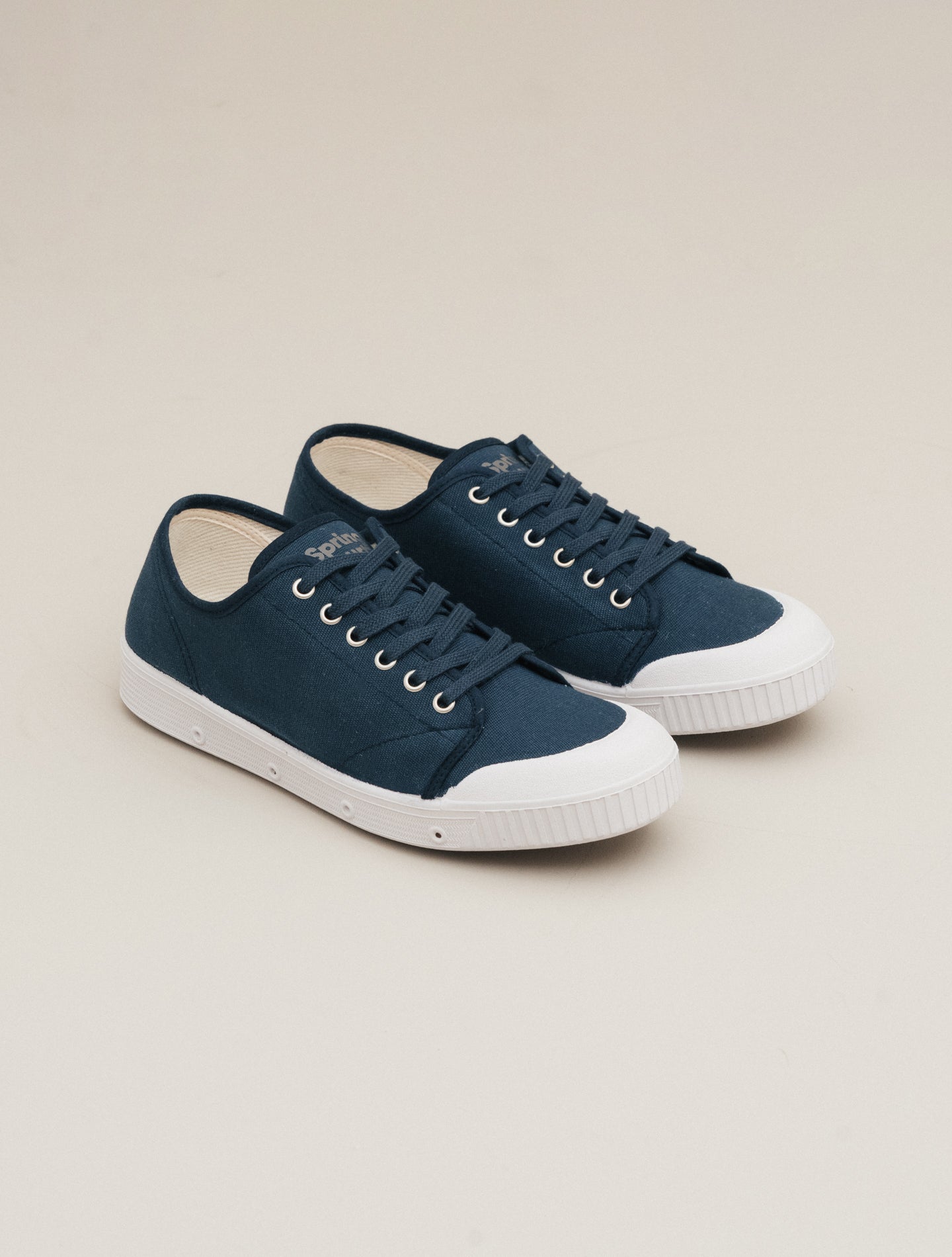 G2 Canvas Low Top Trainer Navy Spring Court Sneakers 40