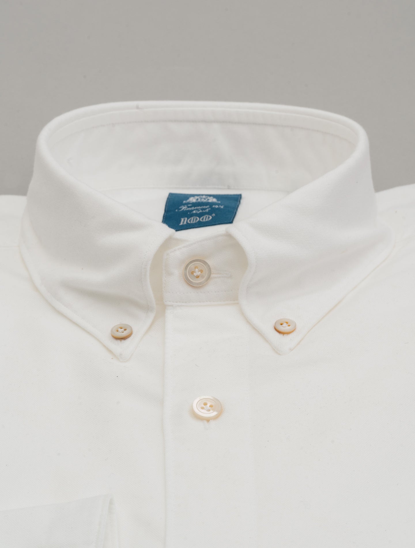 Gaeta Leonardo Chambray Shirt White Finamore Shirts 39