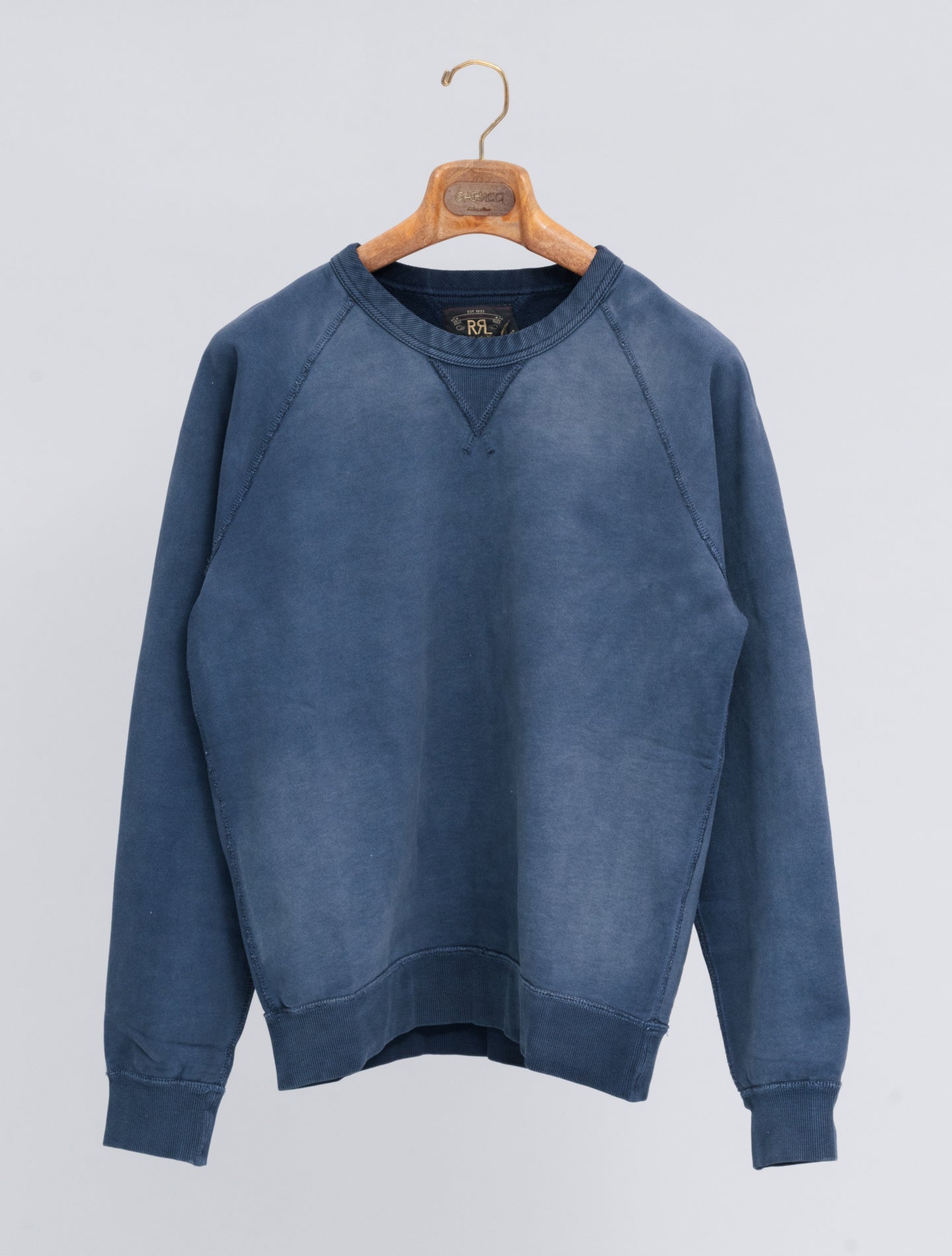 Garment - Dyed French Terry Sweatshirt Navy RRL Knitwear S