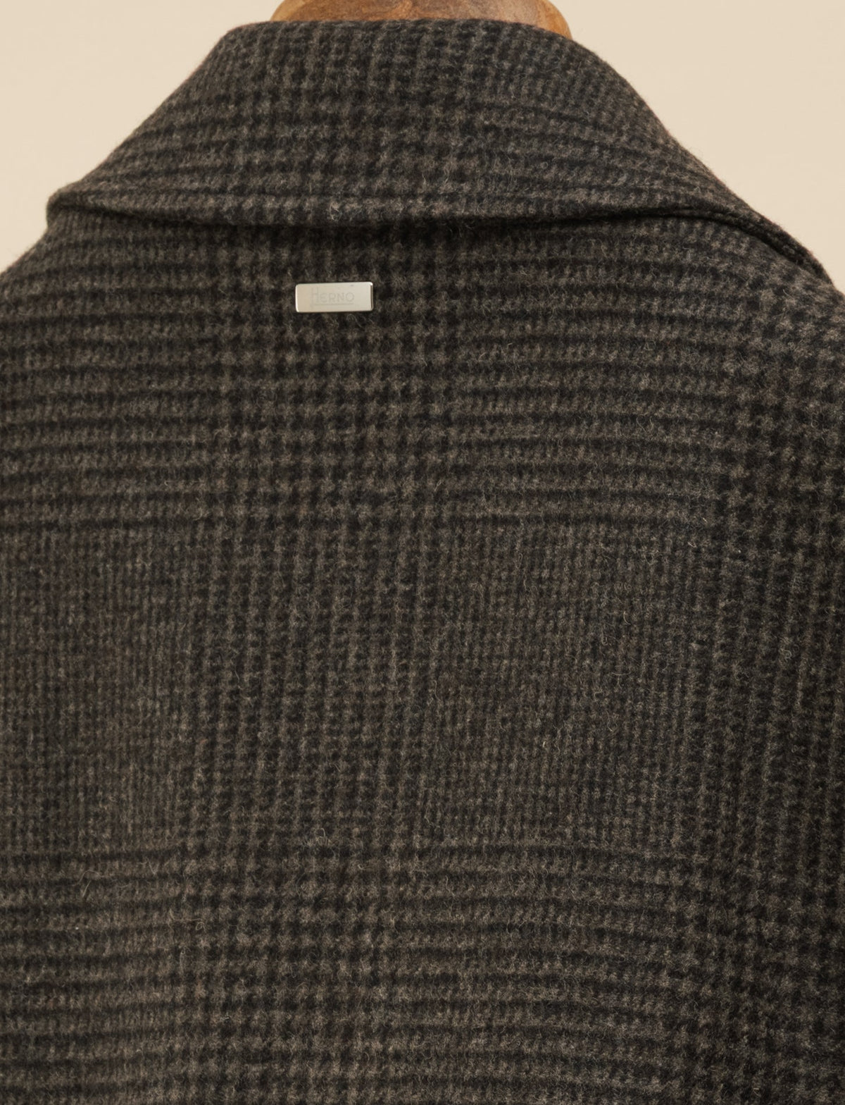 Glencheck Padded Jacket Brown Herno Outerwear 48