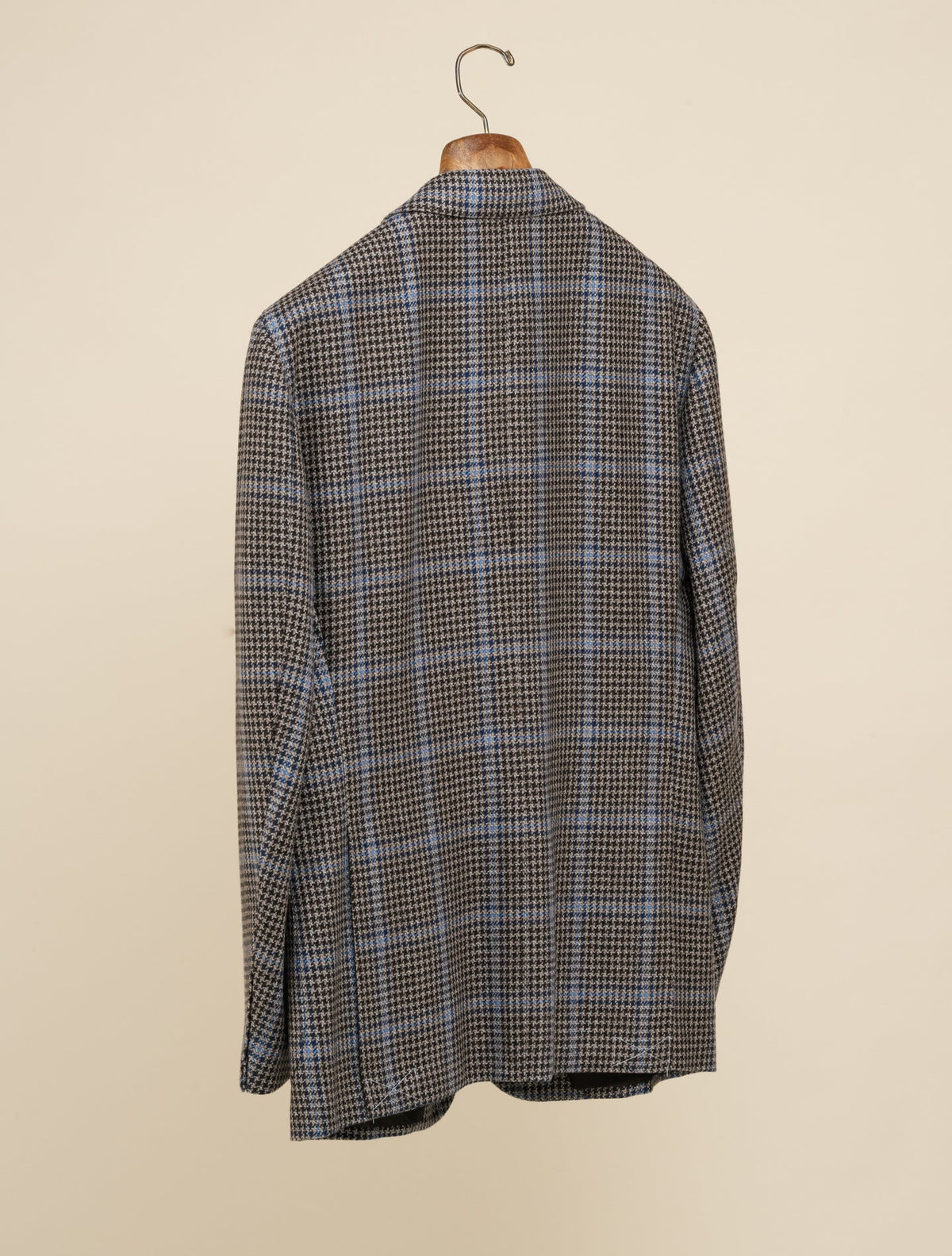 Handmade Single Breasted Checked Cashmere Jacket Brown Cesare Attolini Jackets 50
