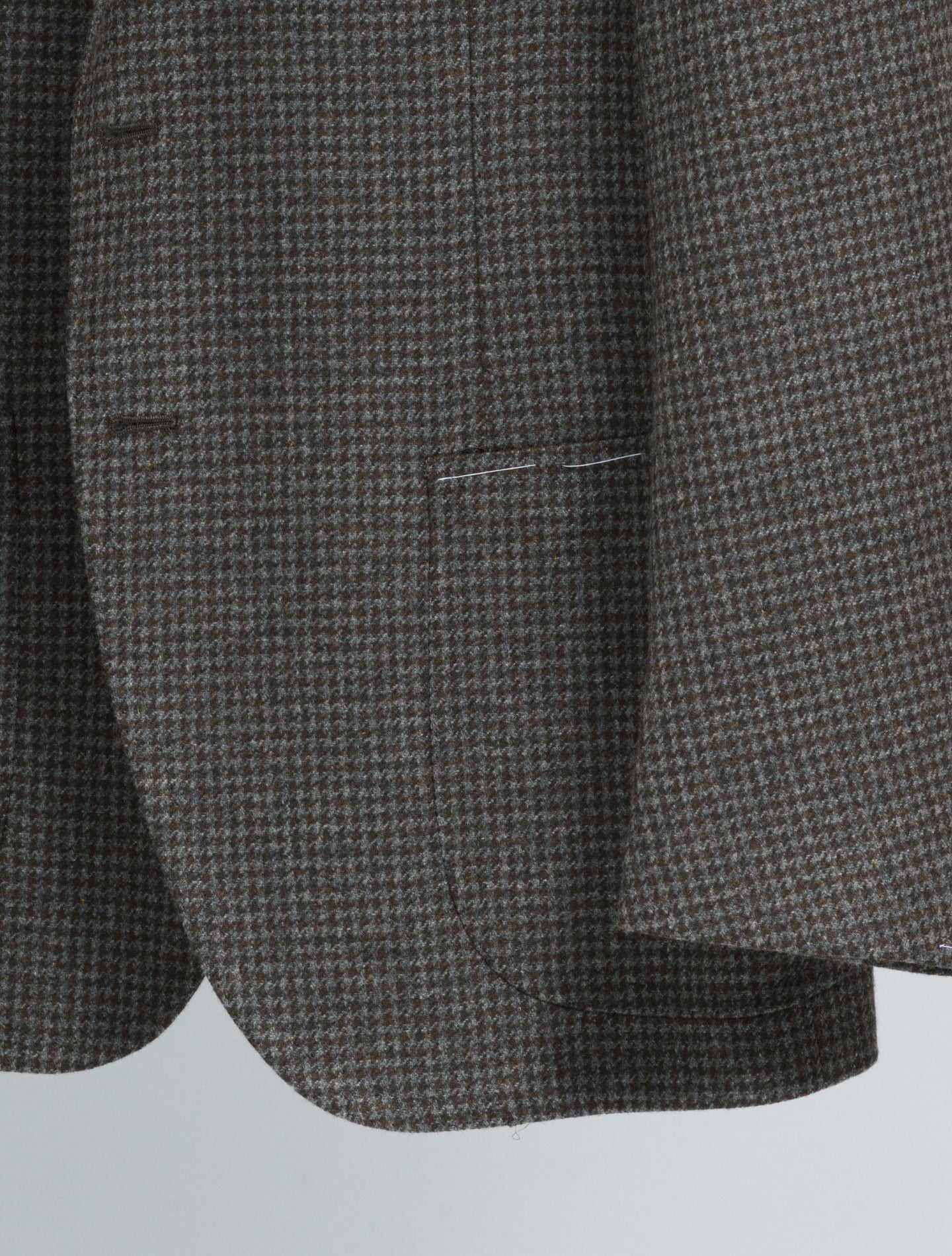 Handmade Single Breasted Houndstooth Cashmere Jacket Brown Cesare Attolini Jackets 48