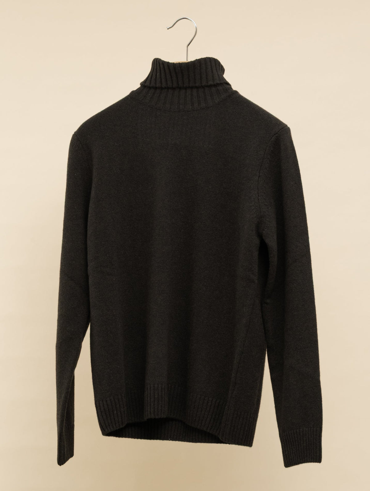 Heavy Knit Wool Cashmere Rollneck Espresso Morgano Knitwear IT 40