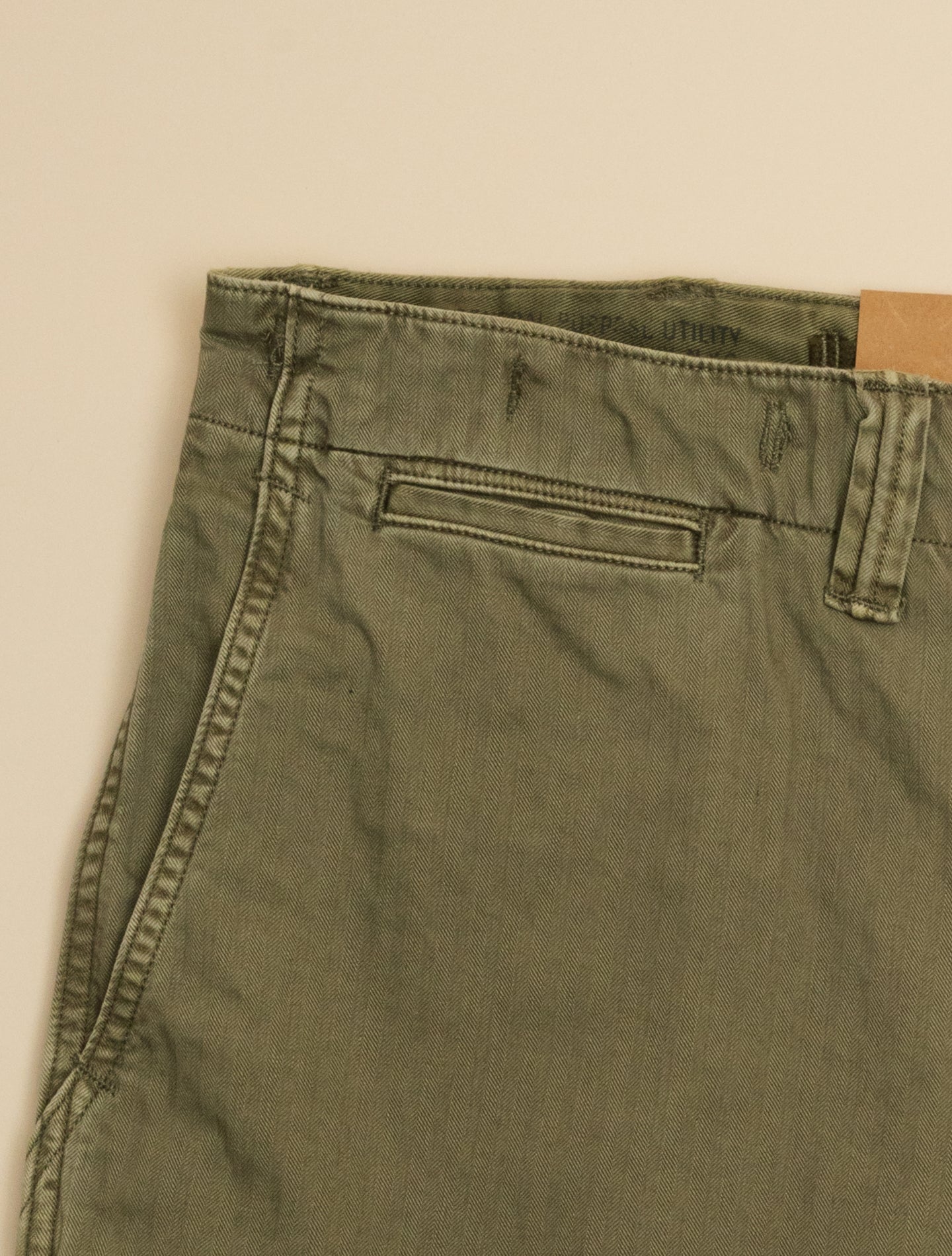 Herringbone Twill Field Short Olive RRL Shorts 30