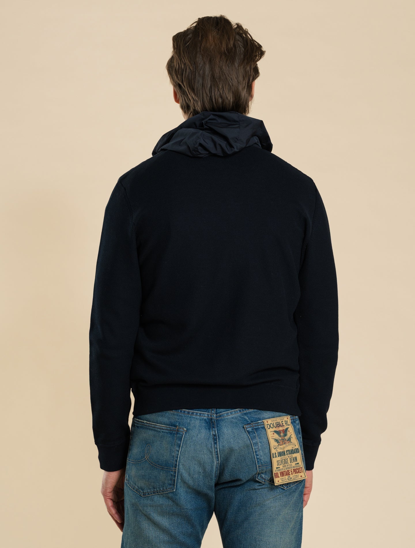 Hooded Sweater jacket Navy Herno Outerwear 48