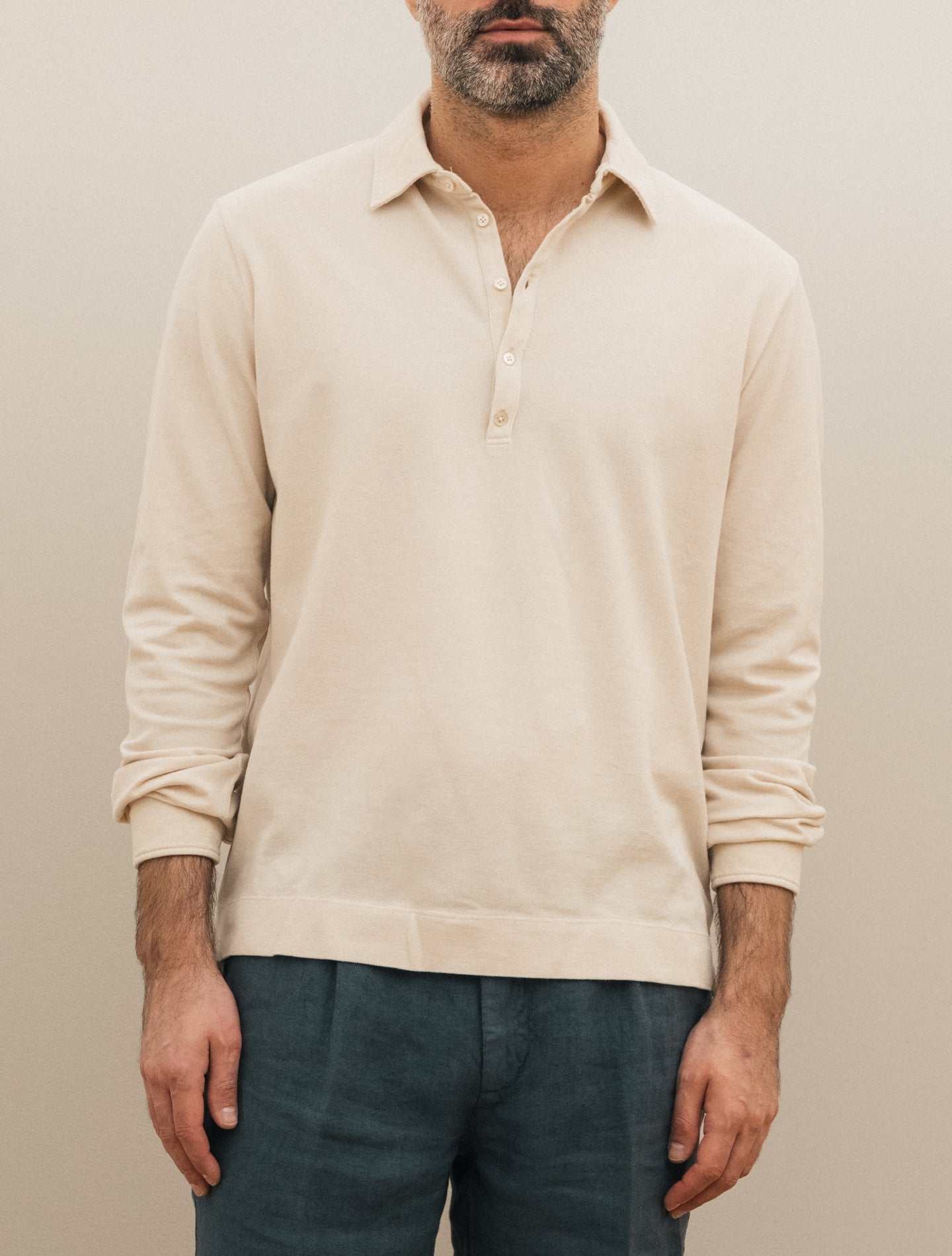 Ischia Cotton Cashmere Pike Polo Shirt Calce Massimo Alba Polo shirts S