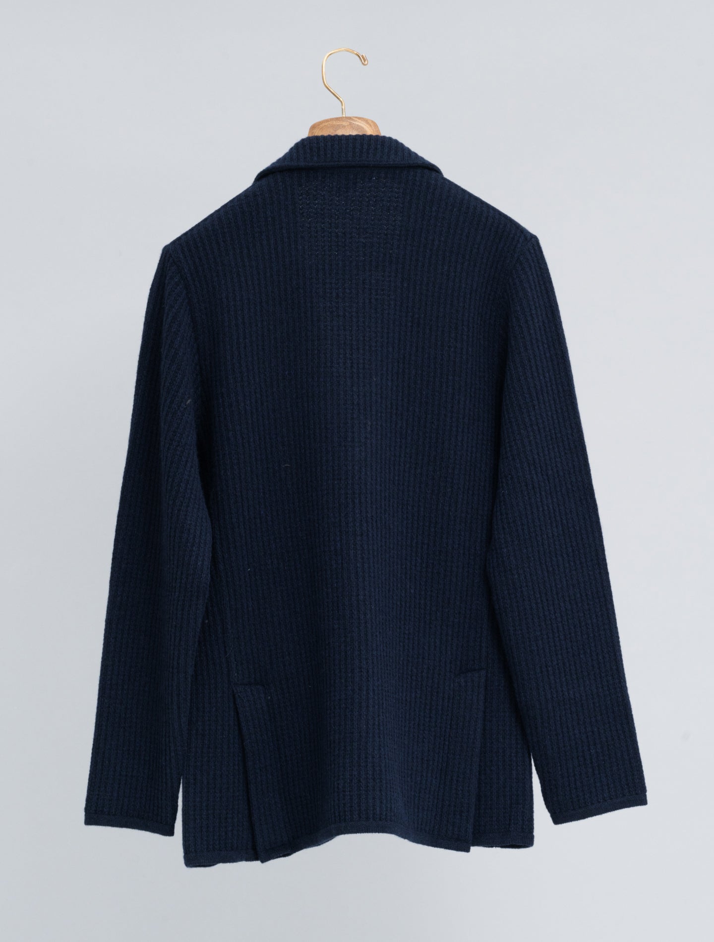 Knitted Cashmere Cardigan Jacket Navy Lardini Jackets M