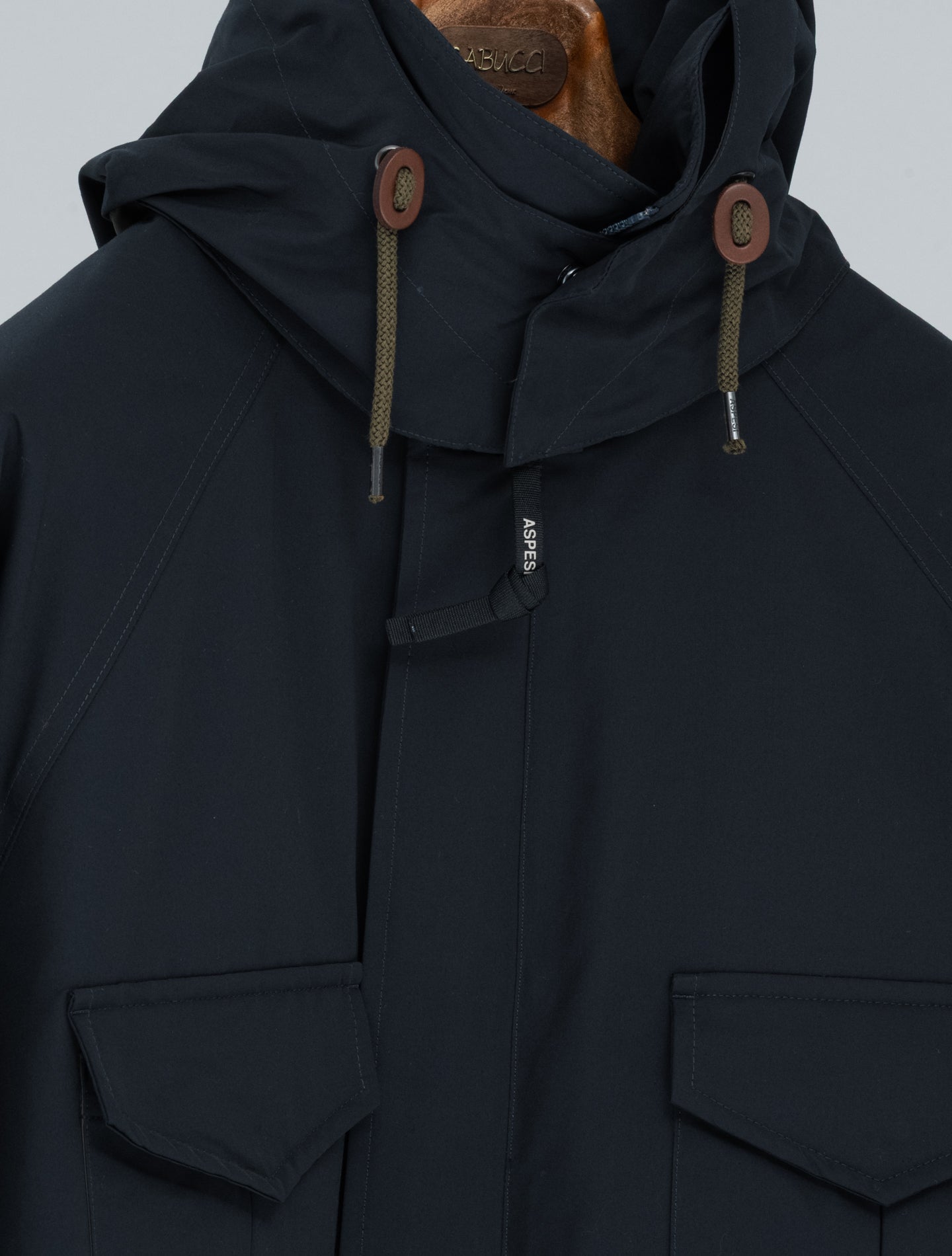 Know Water Repellent Cotton - Blend Jacket Navy Aspesi Outerwear S