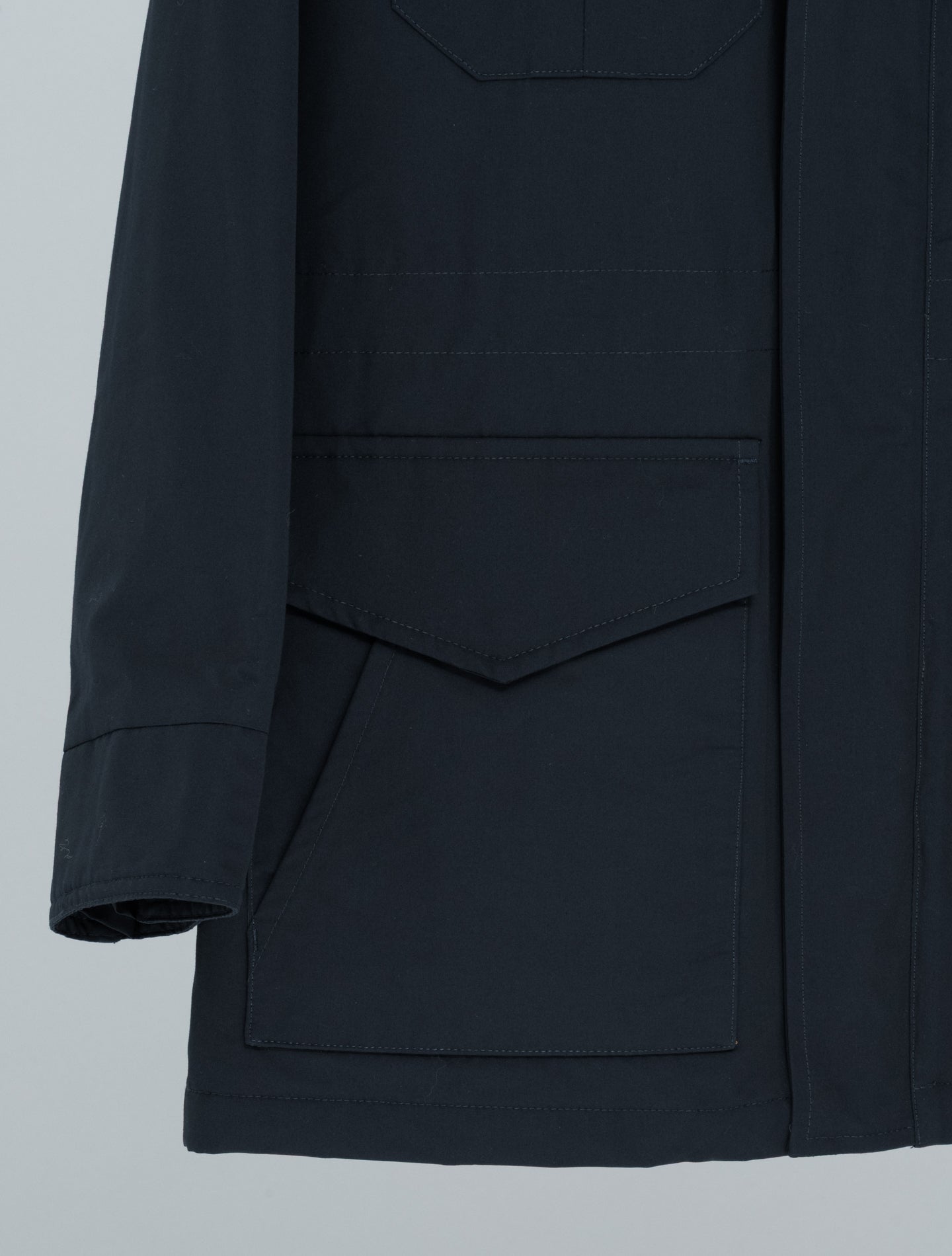 Know Water Repellent Cotton - Blend Jacket Navy Aspesi Outerwear S