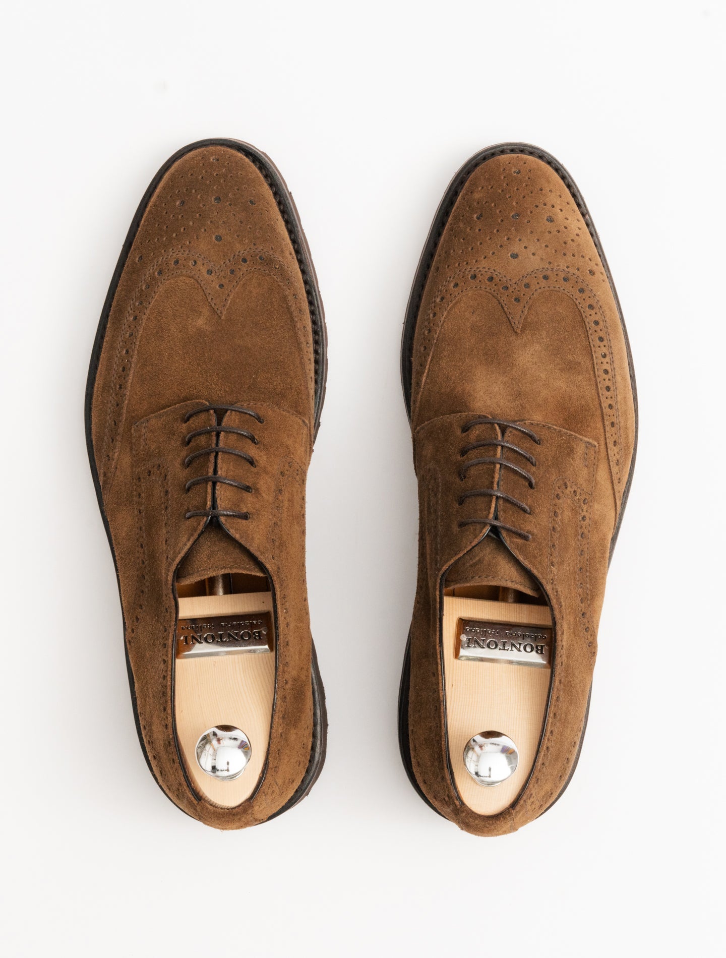Libertino Derby Suede Noce Bontoni Shoes 42