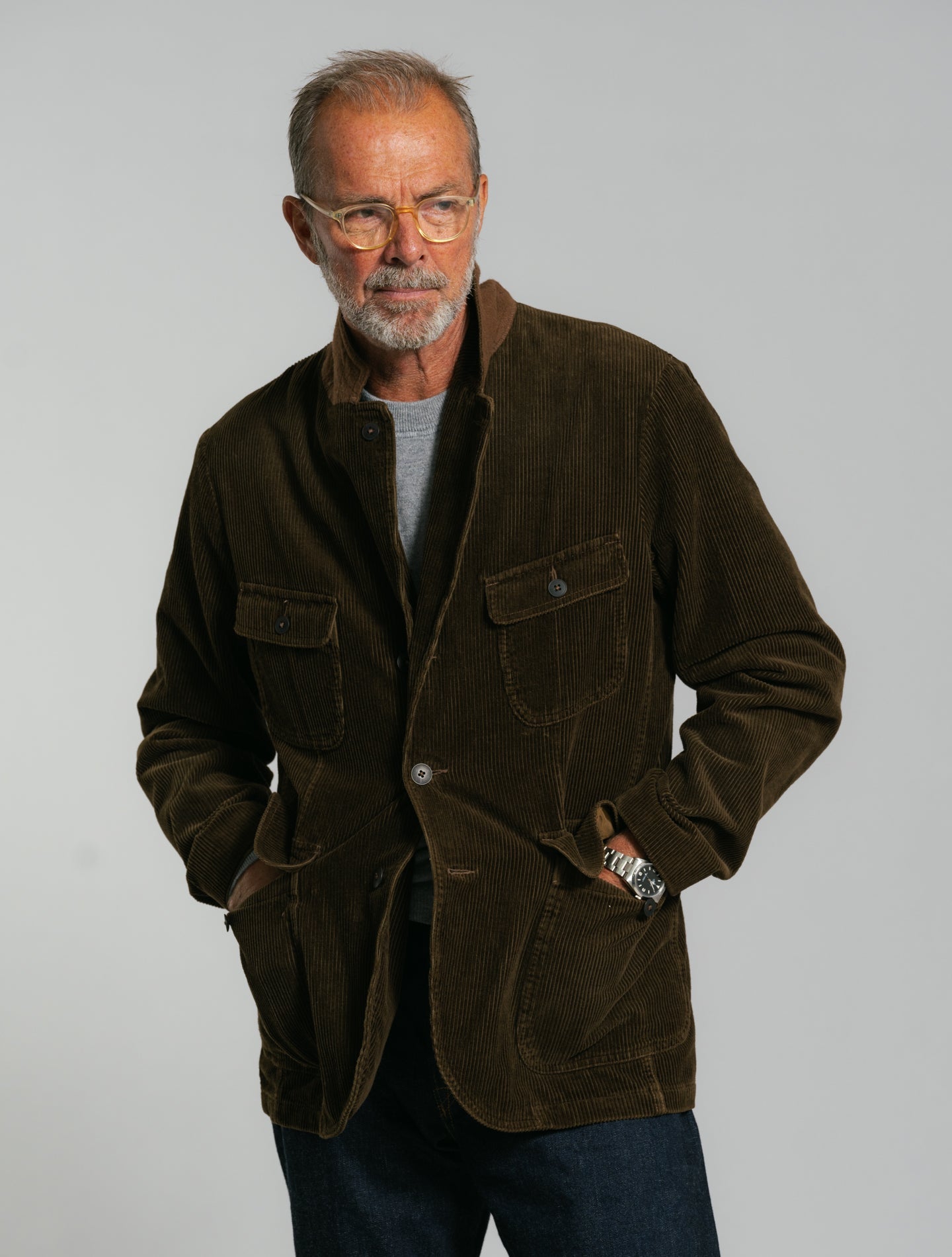 Limerick Unconstructed Corduroy Sport Coat Vintage Brown RRL Outerwear L