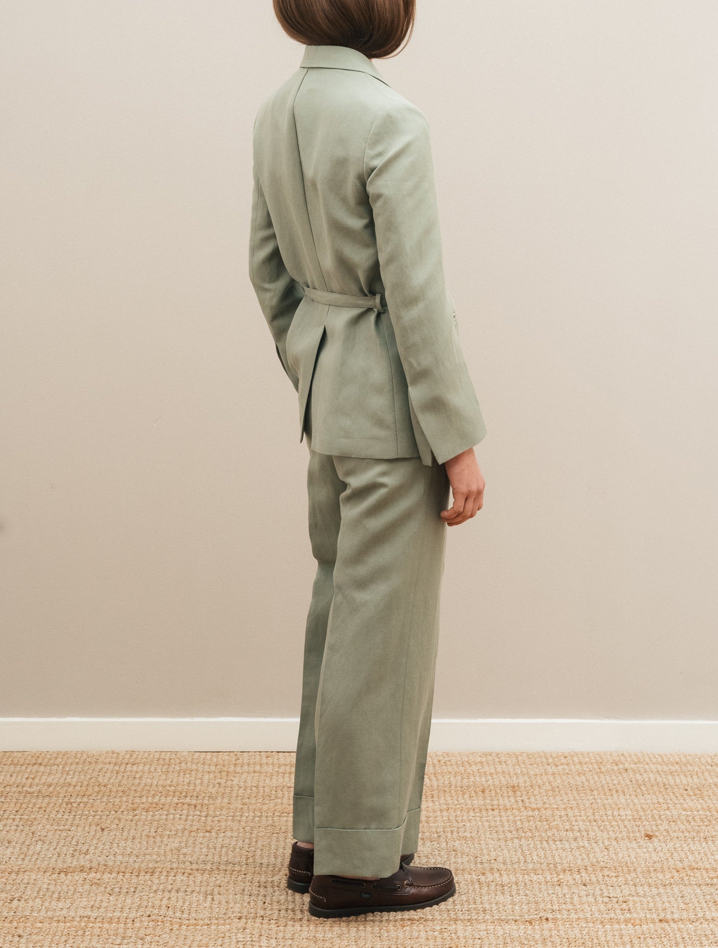 Linen Viscose High Waist Trousers Rosmery Slowear Trousers IT 38