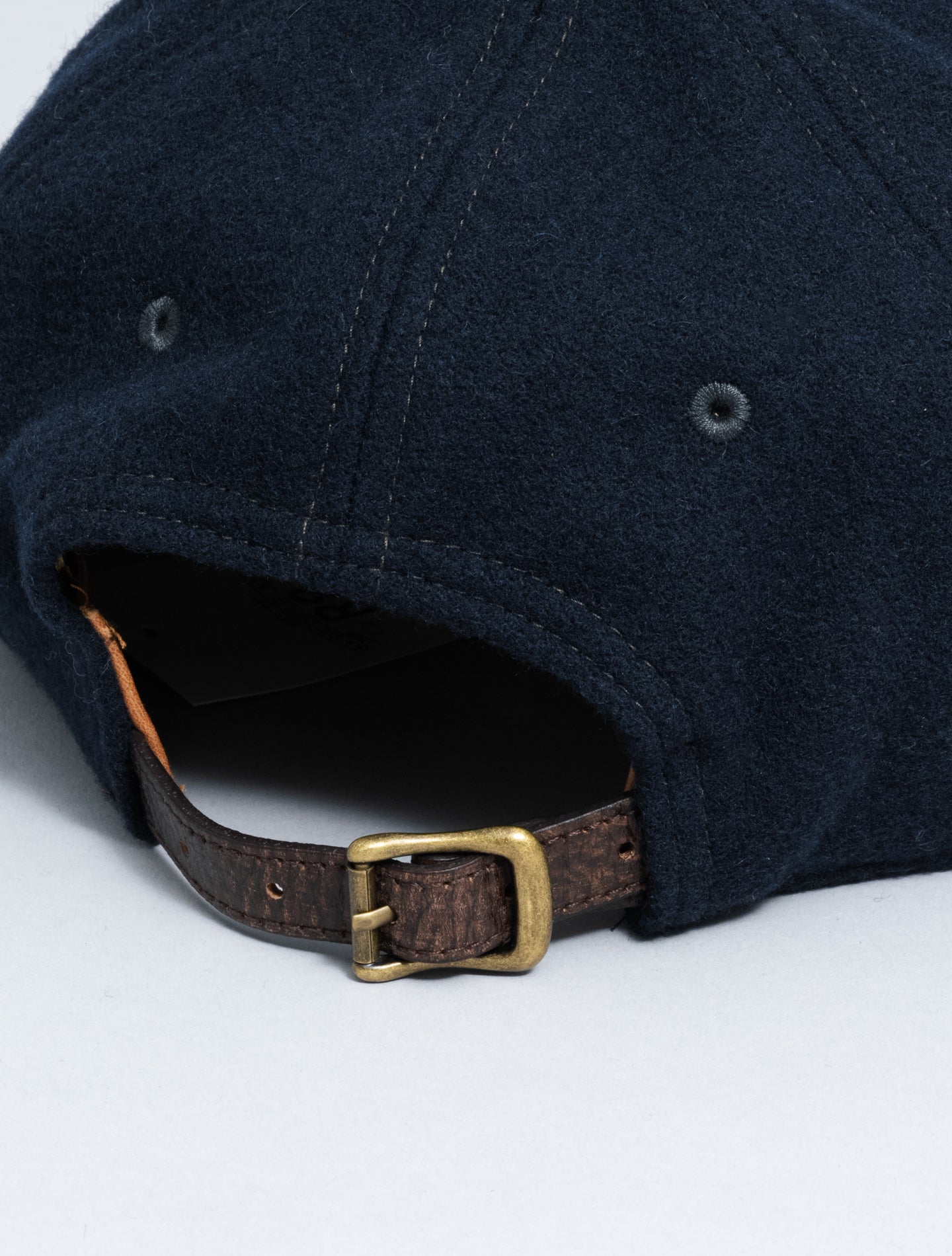 Logo Wool - Blend Felt Ball Cap Navy RRL Hats One Size