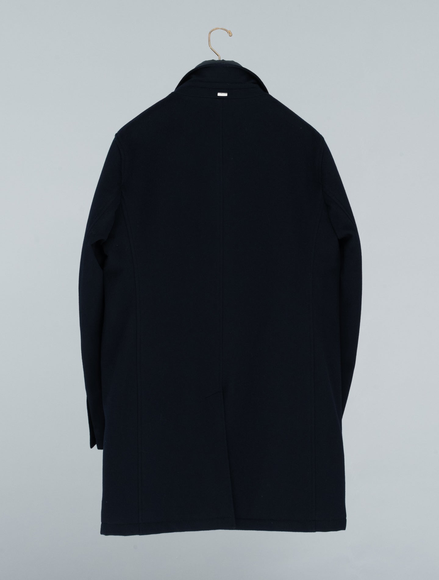 Loro Piana Storm System Padded Wool Coat Navy Herno Outerwear 48