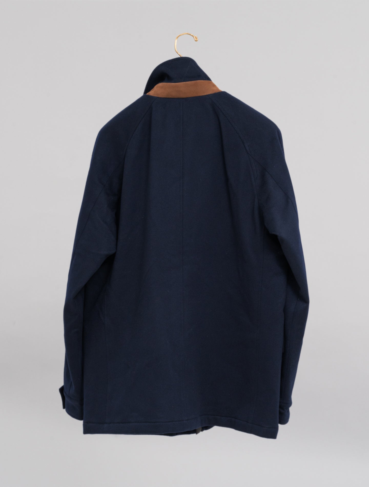 Loro Piana Storm System Shooting Jacket Navy Manto Outerwear 48