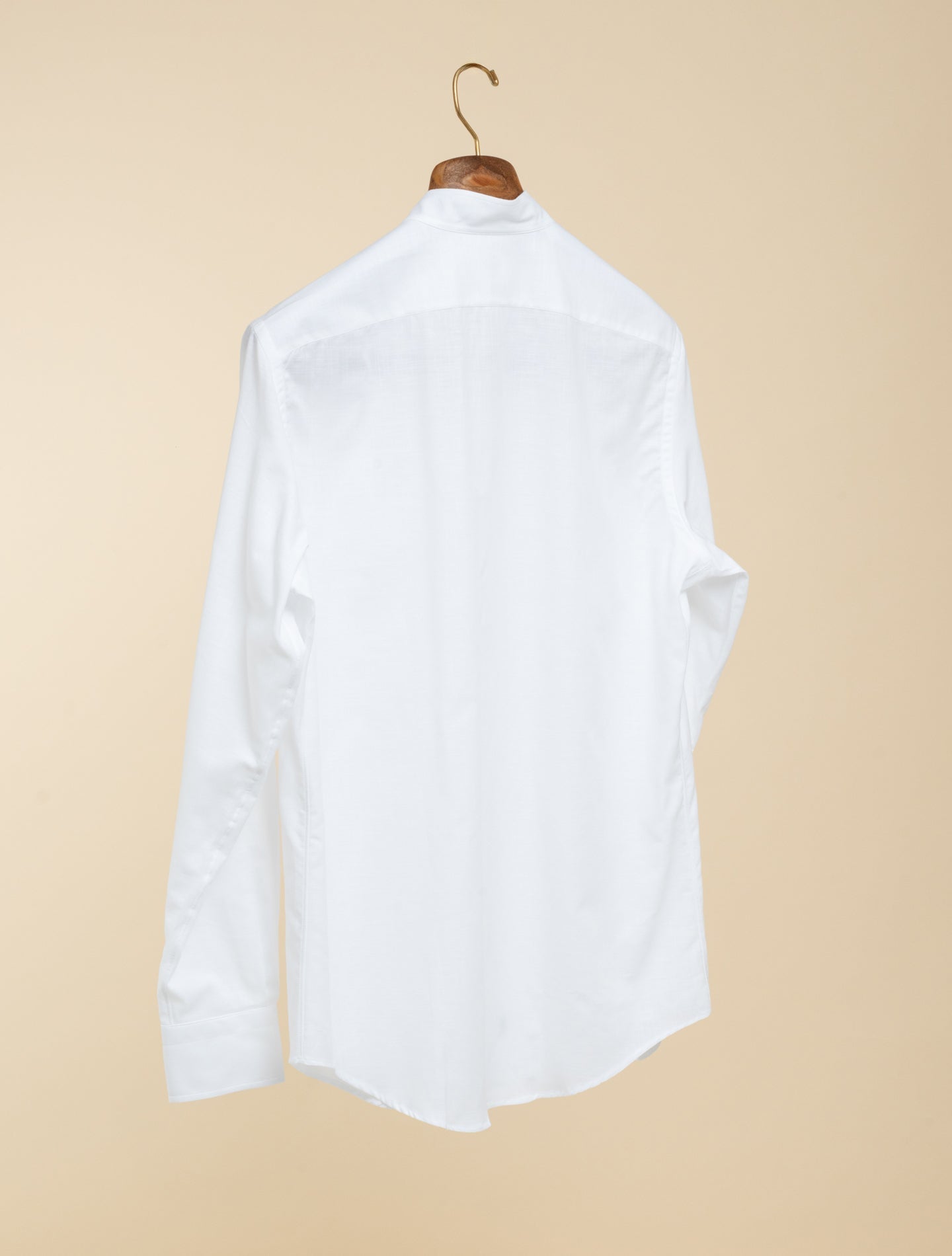 Mandarin Collar Shirt Off White Mazzarelli Shirts 39