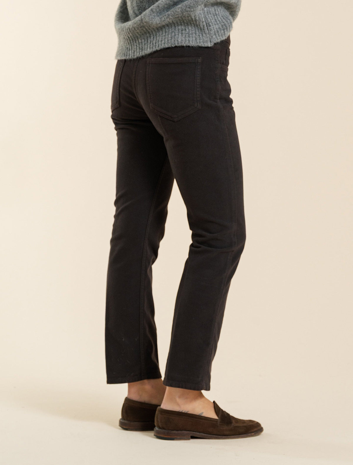 Moleskin Straight Leg Trousers Brown Aspesi Trousers IT 38